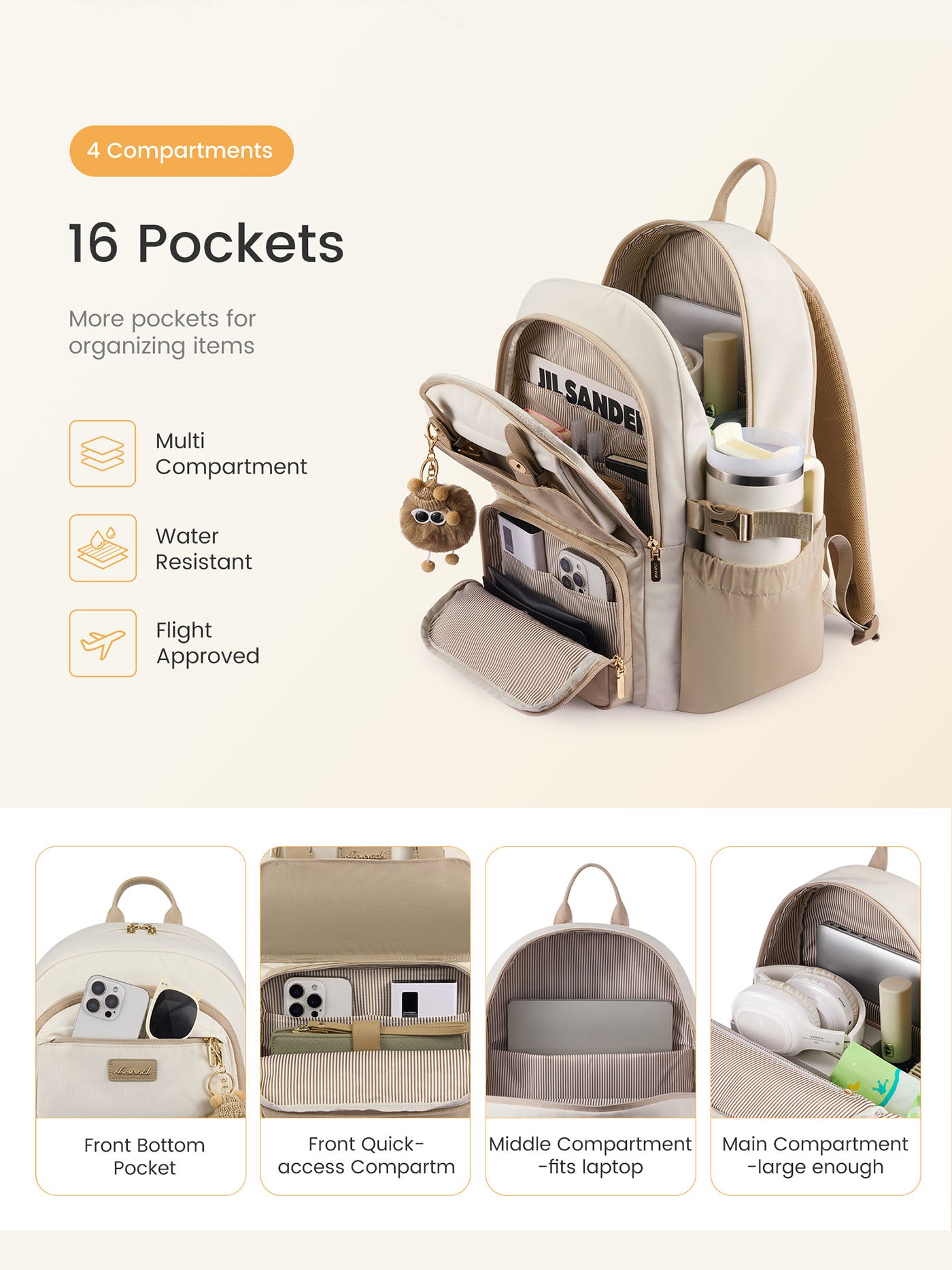 School Backpack 15.6" 17.3"，5575