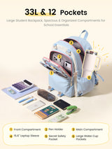 School Backpack，5590