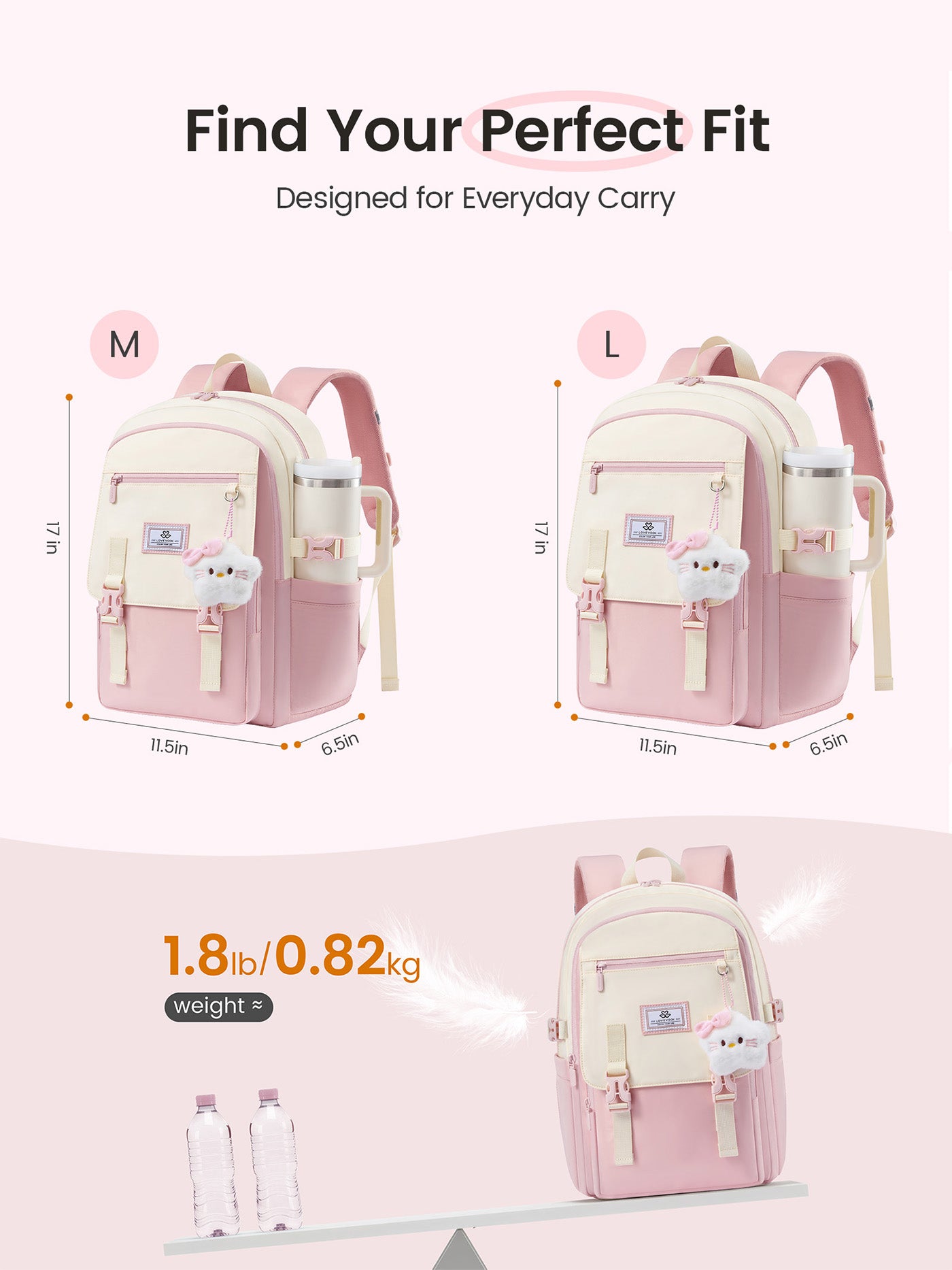 School Backpack 15.6" 17.3"