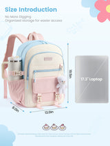 School Backpack 15.6" 17.3"，5667