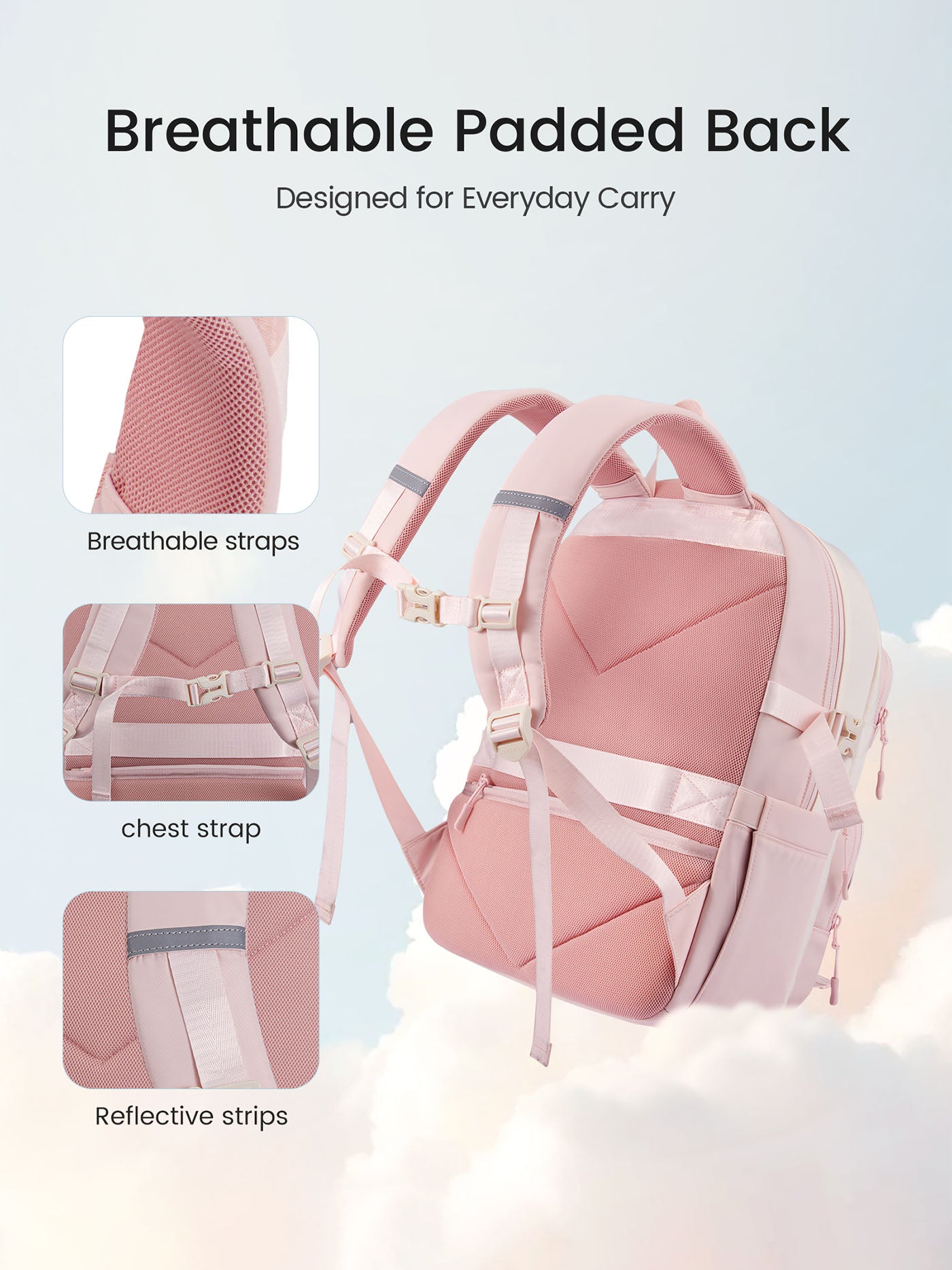 School Backpack 15.6" 17.3",5552