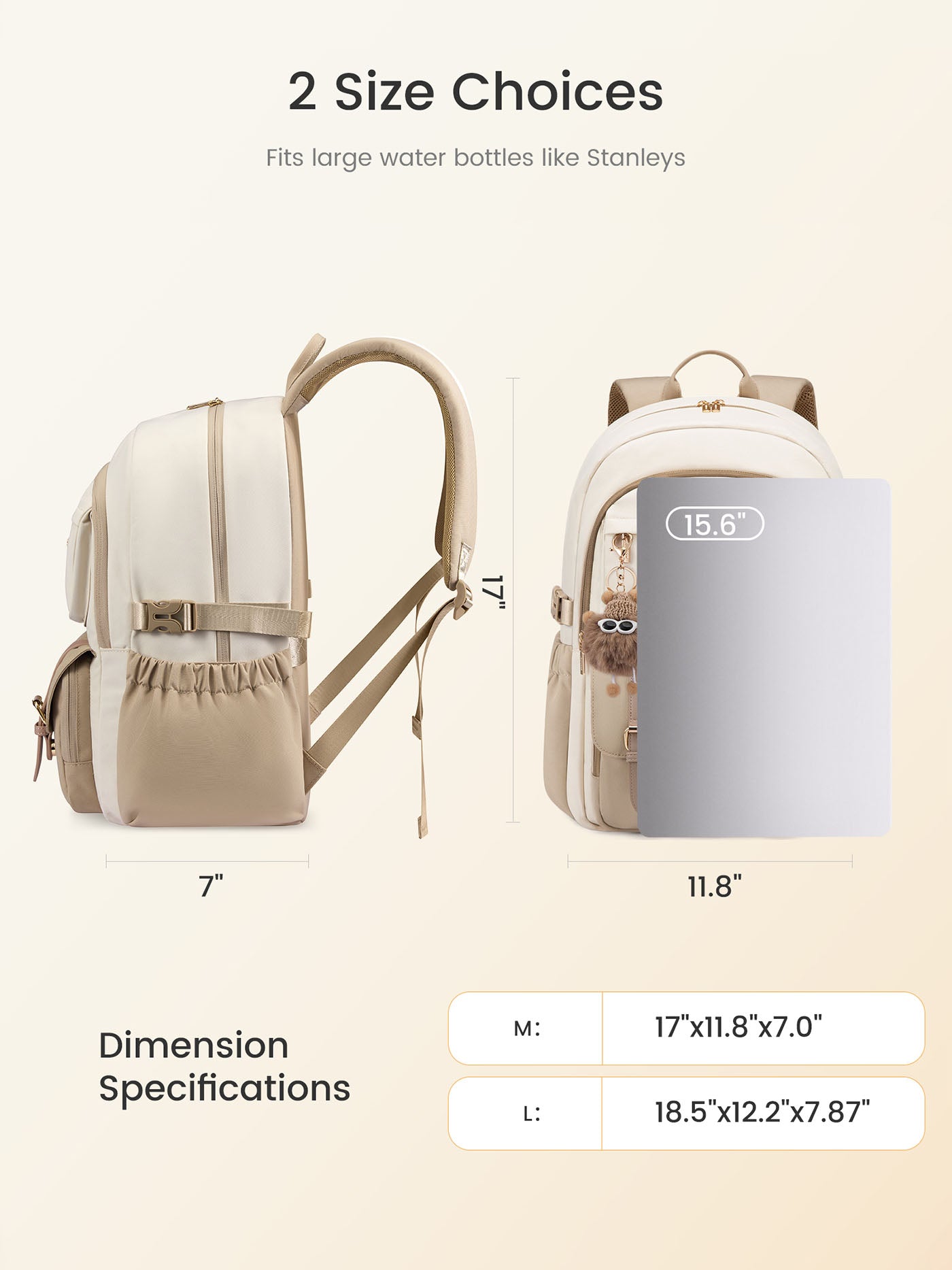 School Backpack 15.6" 17.3"，5575