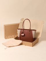 The Anchor Collection Tote Bag, C0003, Cognac