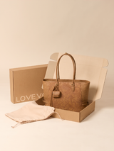 The Anchor Collection Tote Bag, C0003, Cognac