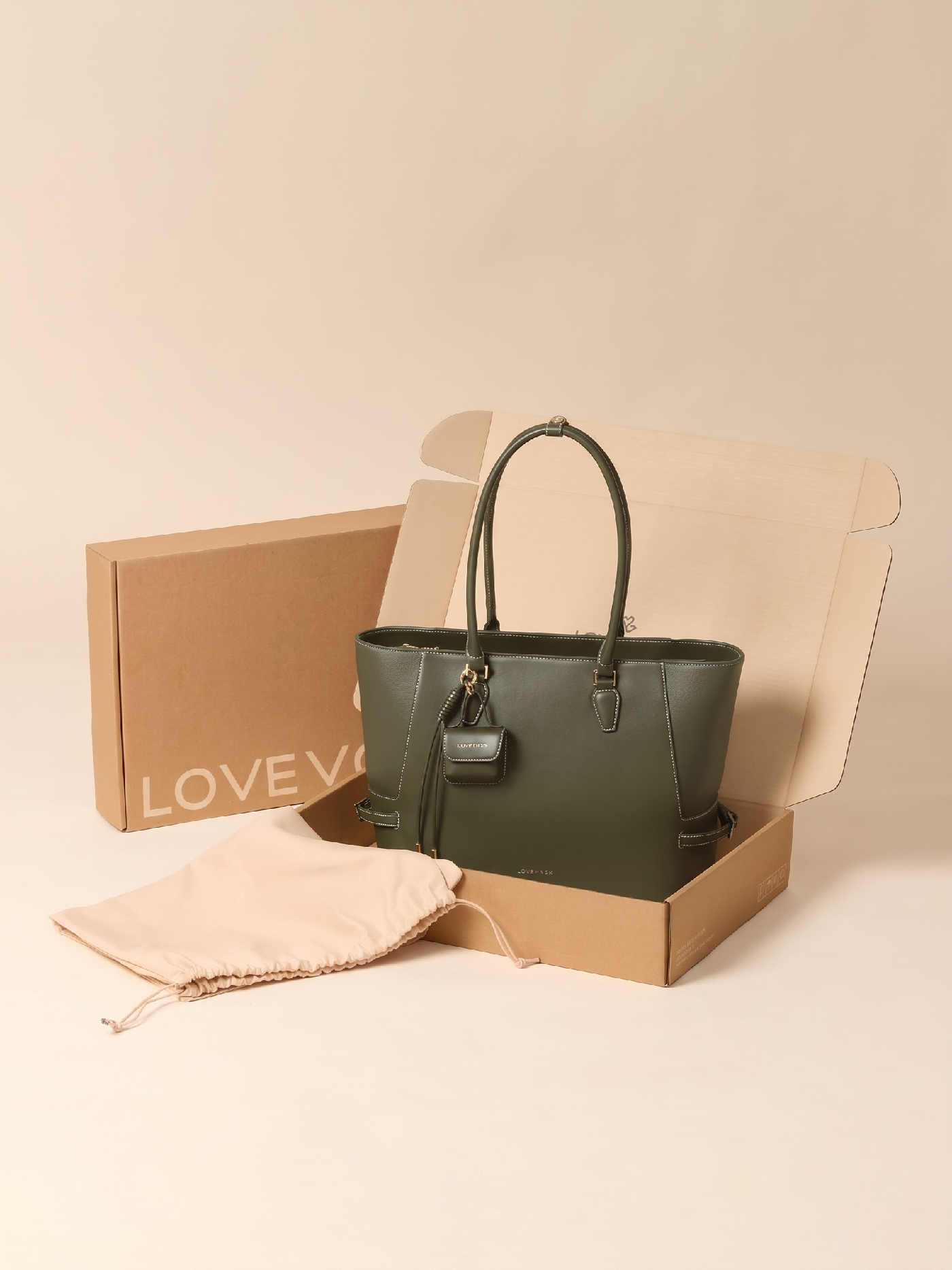 The Anchor Collection Tote Bag, C0003, Cognac