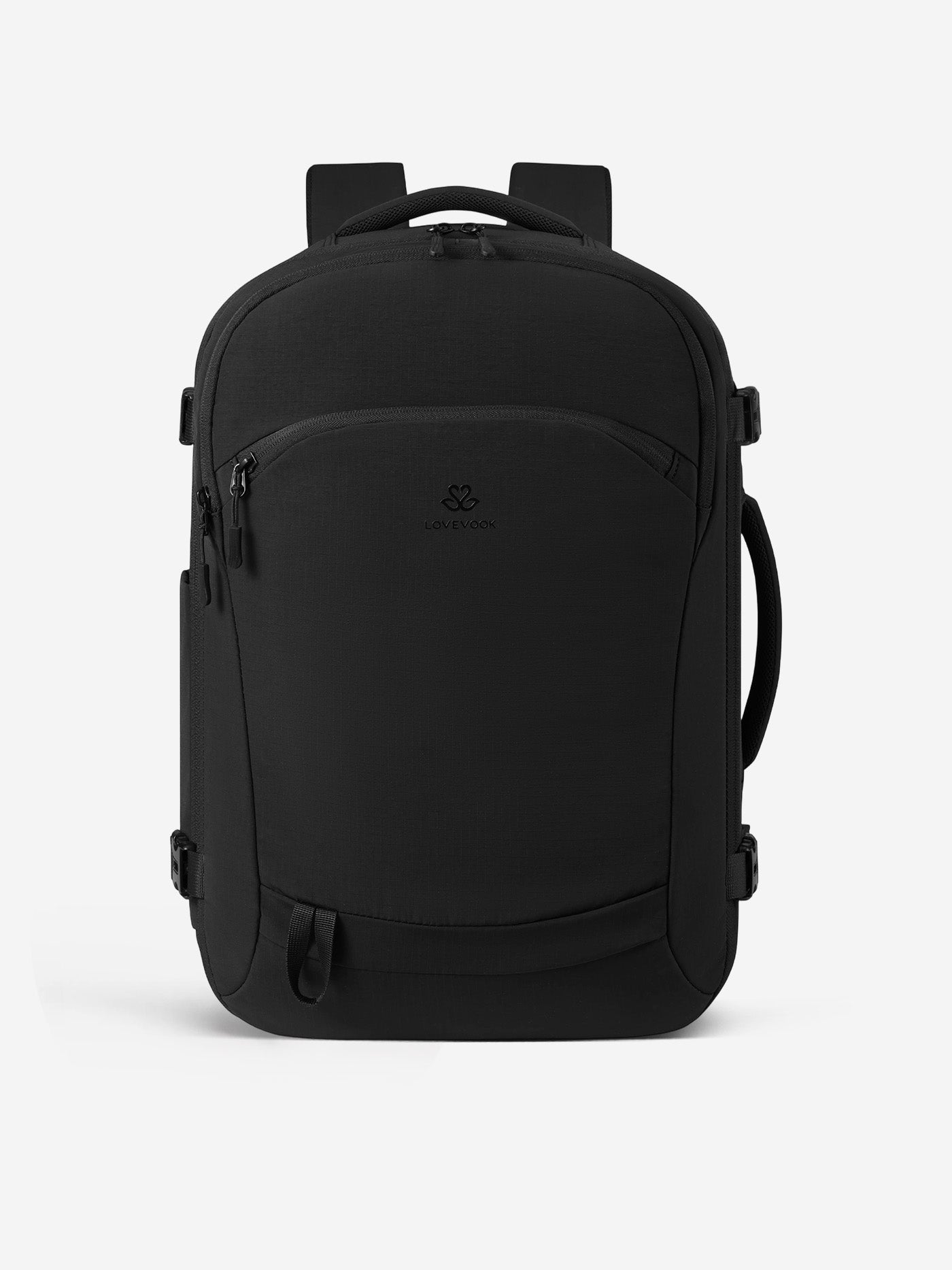 LOVEVOOK Travel Backpack 40L-50L, Fits 17.3 Inch Laptops, Airline-Approved and TSA-Friendly, Black / 40L