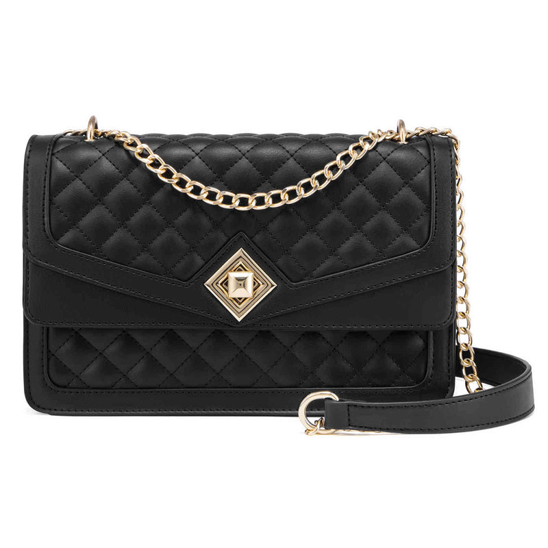 LOVEVOOK Quilted Crossbody Bag with Chain Sling