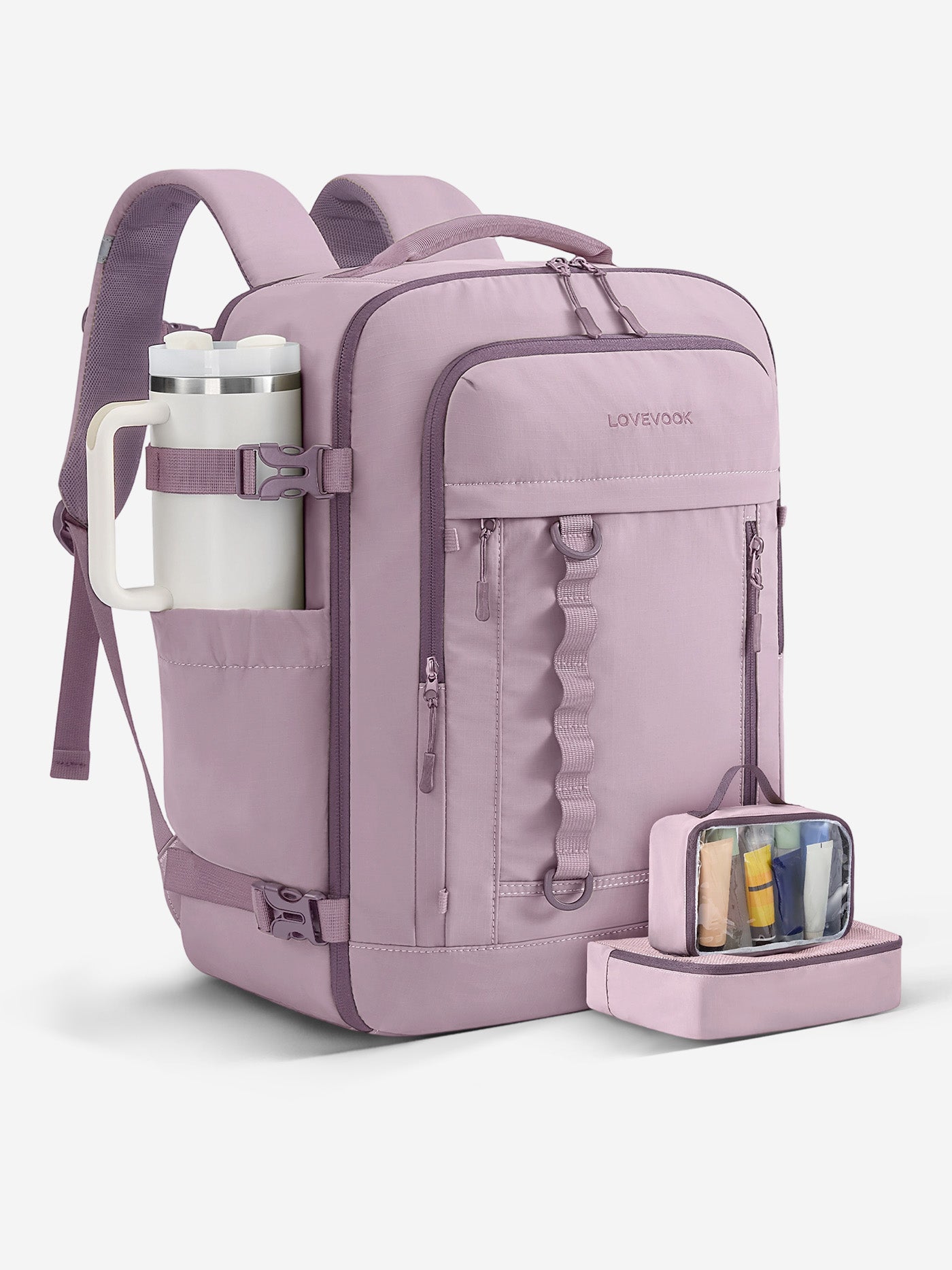 LOVEVOOK Travel Backpack 40L-50L, Fits 17-18 Inch Laptops, TSA