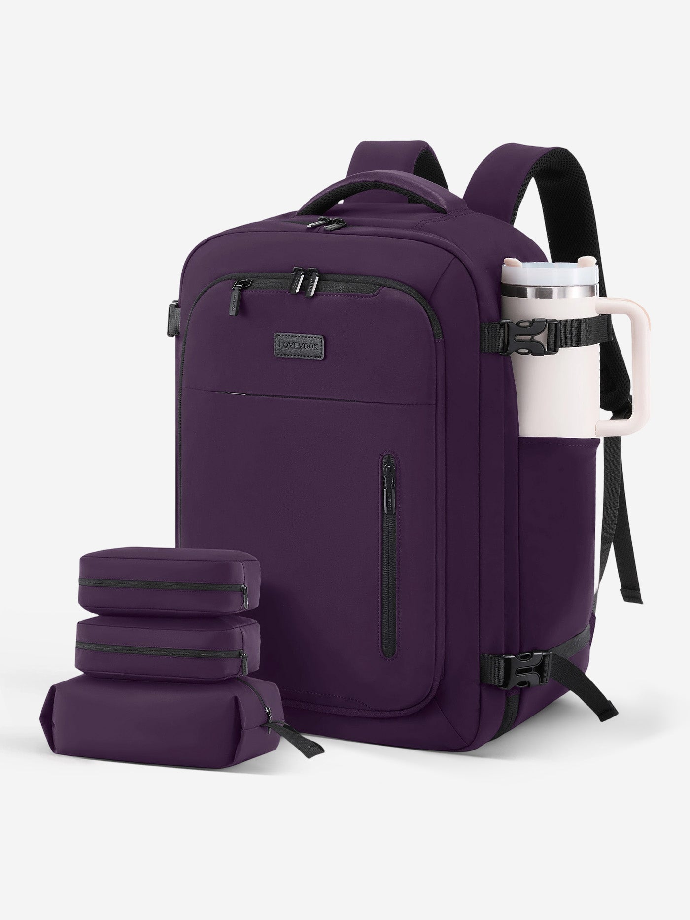 LOVEVOOK Travel Backpack 40L-50L, Fits 17.3 Inch Laptops, 2  display picture 2