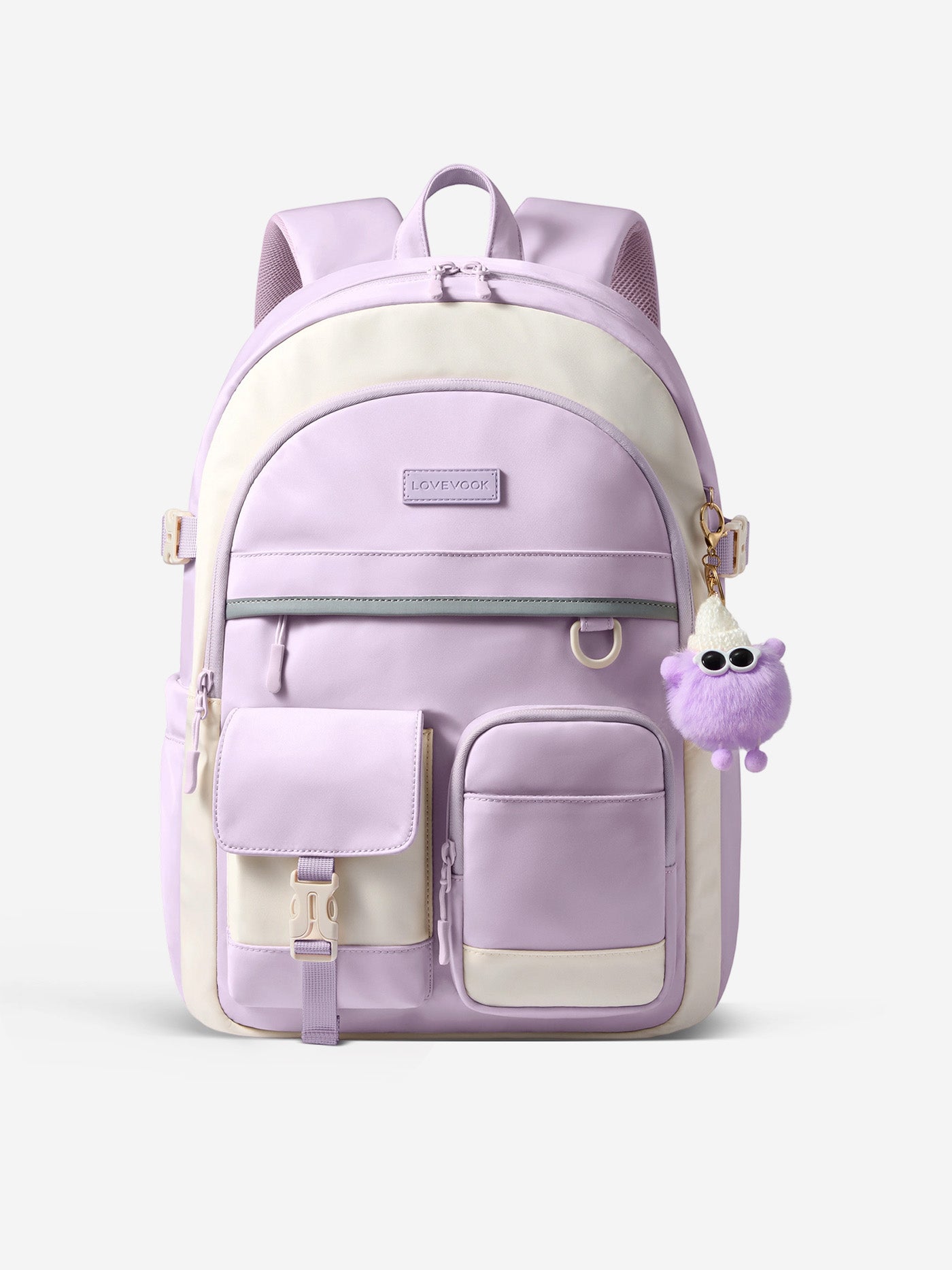 Cute School Backpack with Lunch Bag, 15.6 Inch