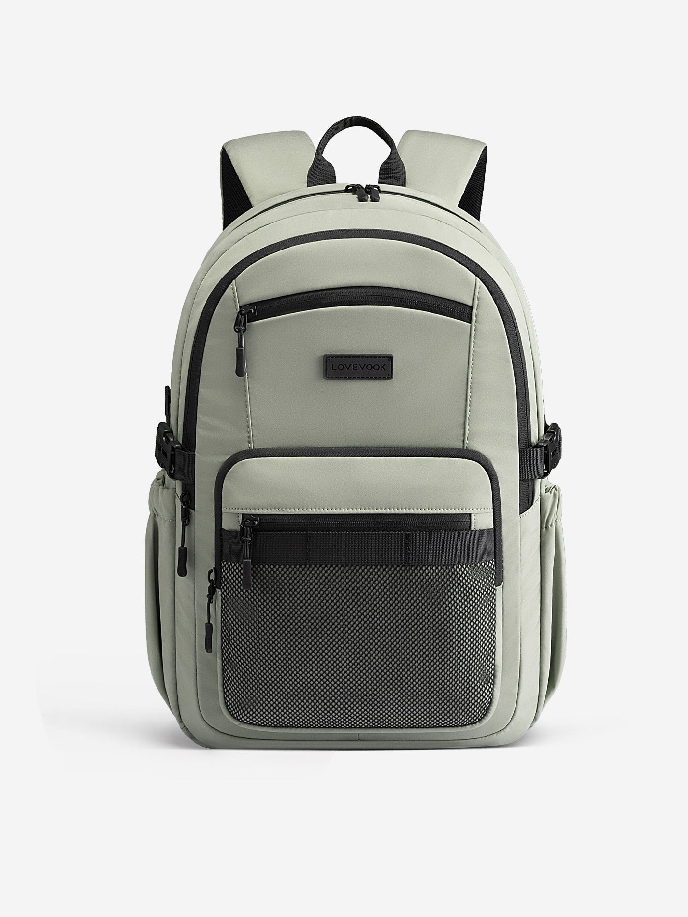 LOVEVOOK Laptop Backpack 15.6-17.3 Inch, 29L Polyester, Cup Holder, USB Port, 15.6 Inch / Green