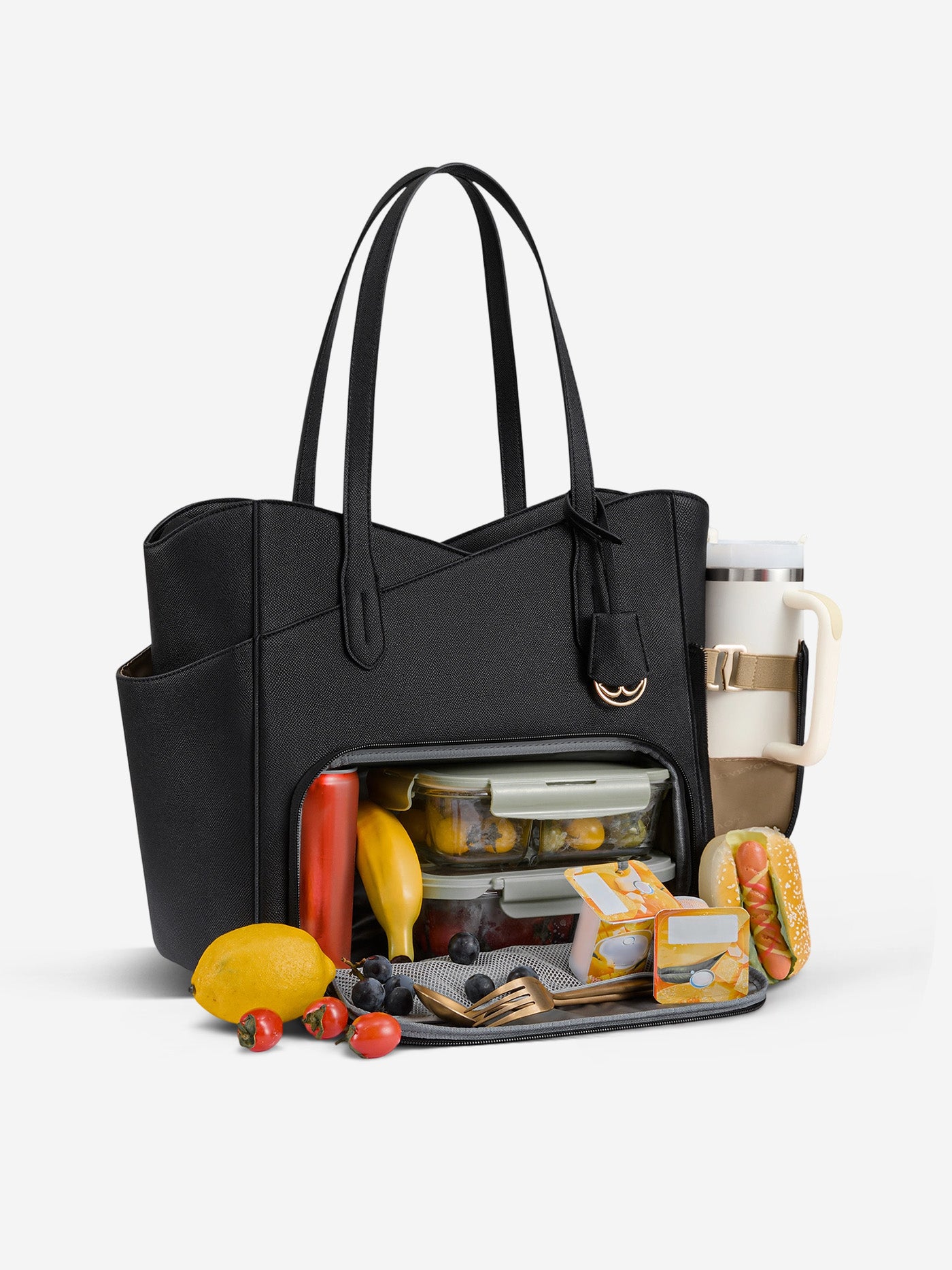 Lunch Tote Bag with Lunch Compartment 15.6" 17.3"