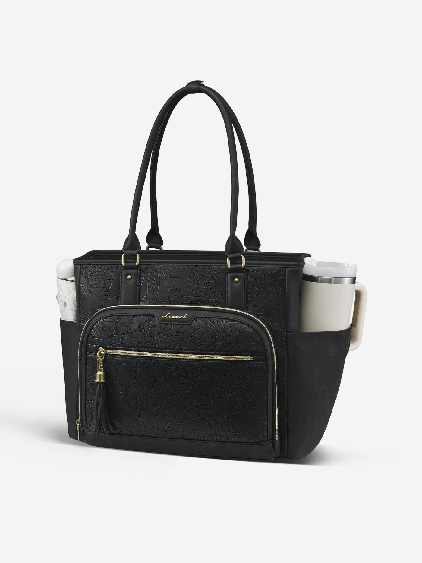Vintage Leather Laptop Tote Bag 15.6" 17.3"