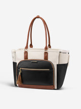 Vintage Leather Laptop Tote Bag 15.6" 17.3"