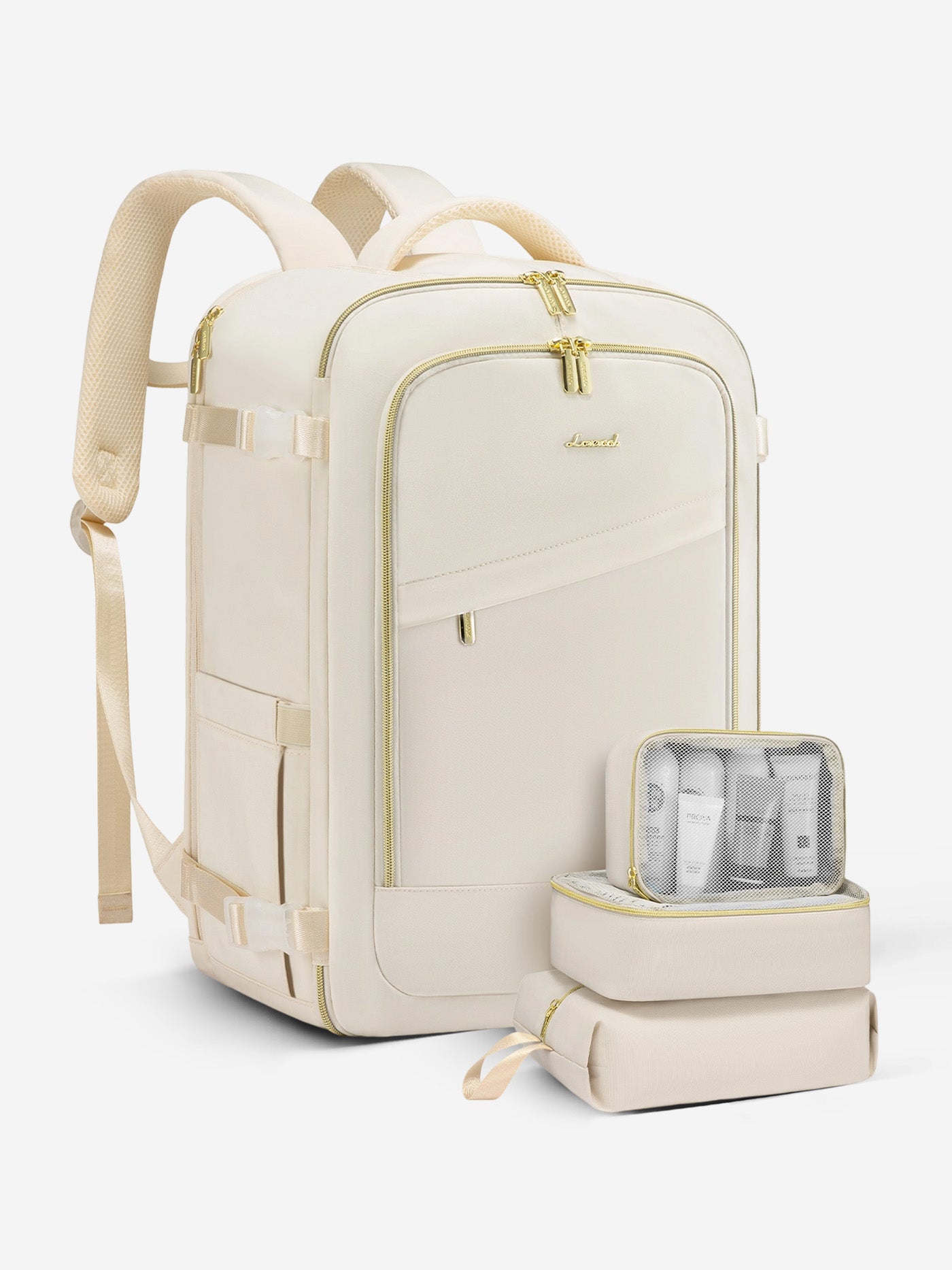 4Pcs Travel Backpack for Airplanes, 40L