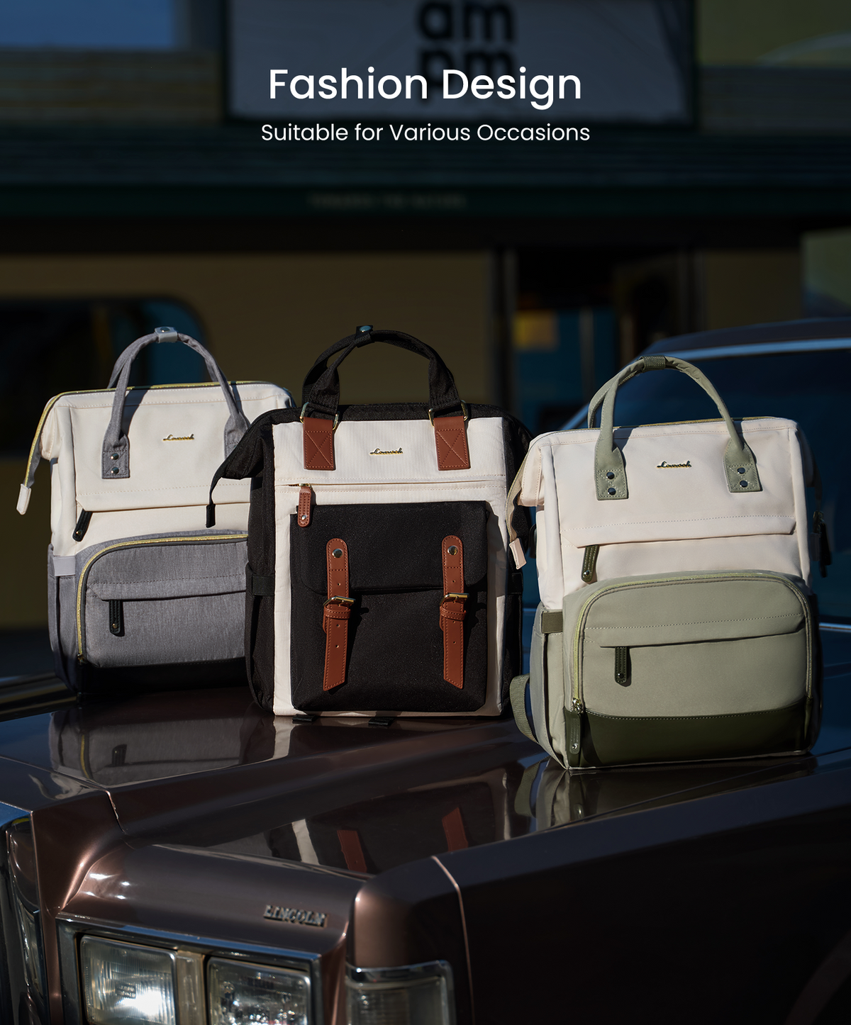 LOVEVOOK Lantana Laptop Backpack 15.6