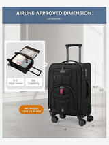Carry On Luggage 22 Inch (Only available in the US)