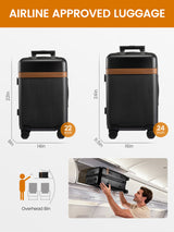 Carry On Luggage 22" 24"(ONLY US )