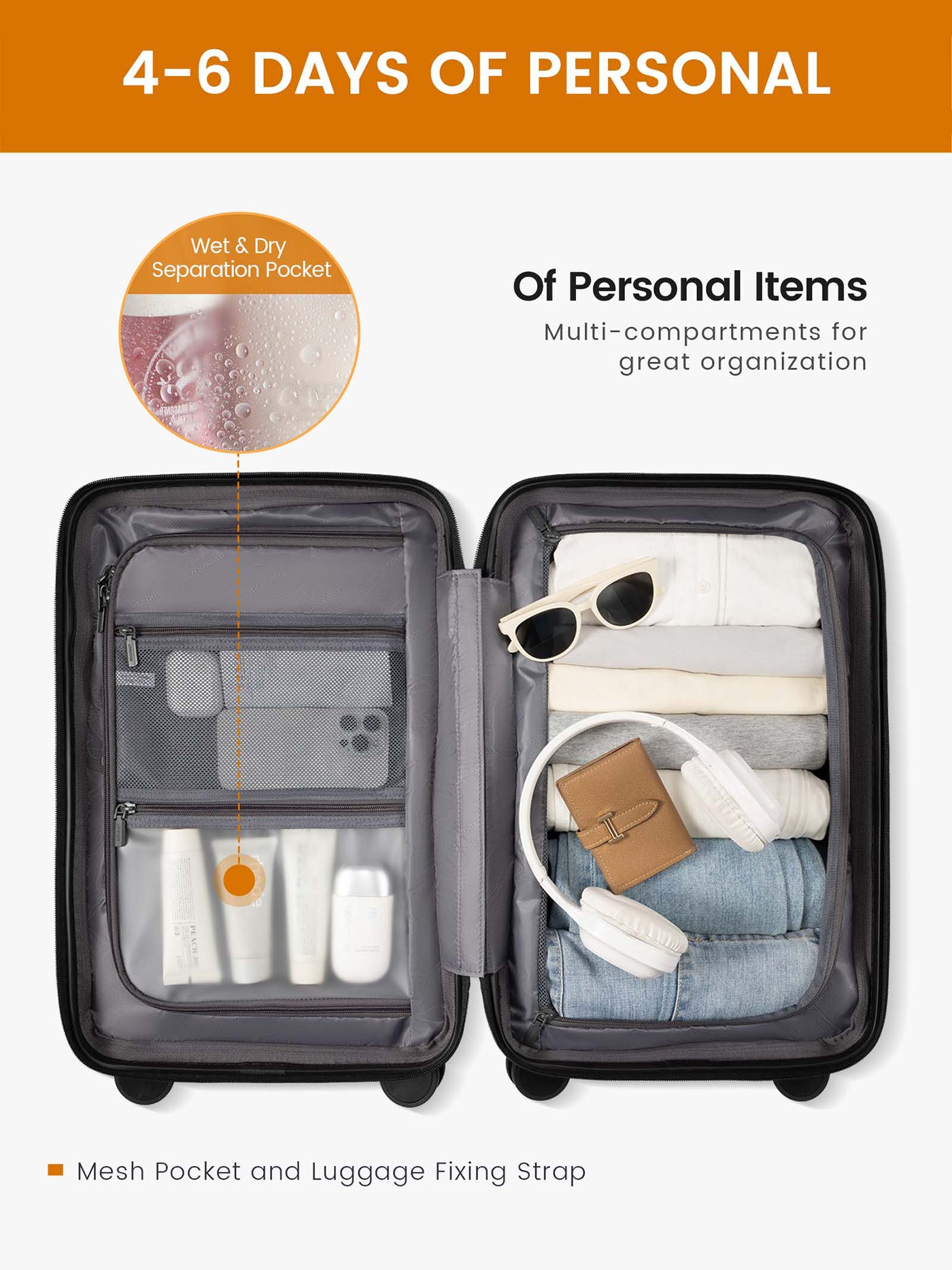 Carry On Luggage 22" 24"(ONLY US )