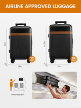 Carry On Luggage 22" 24"(ONLY US )