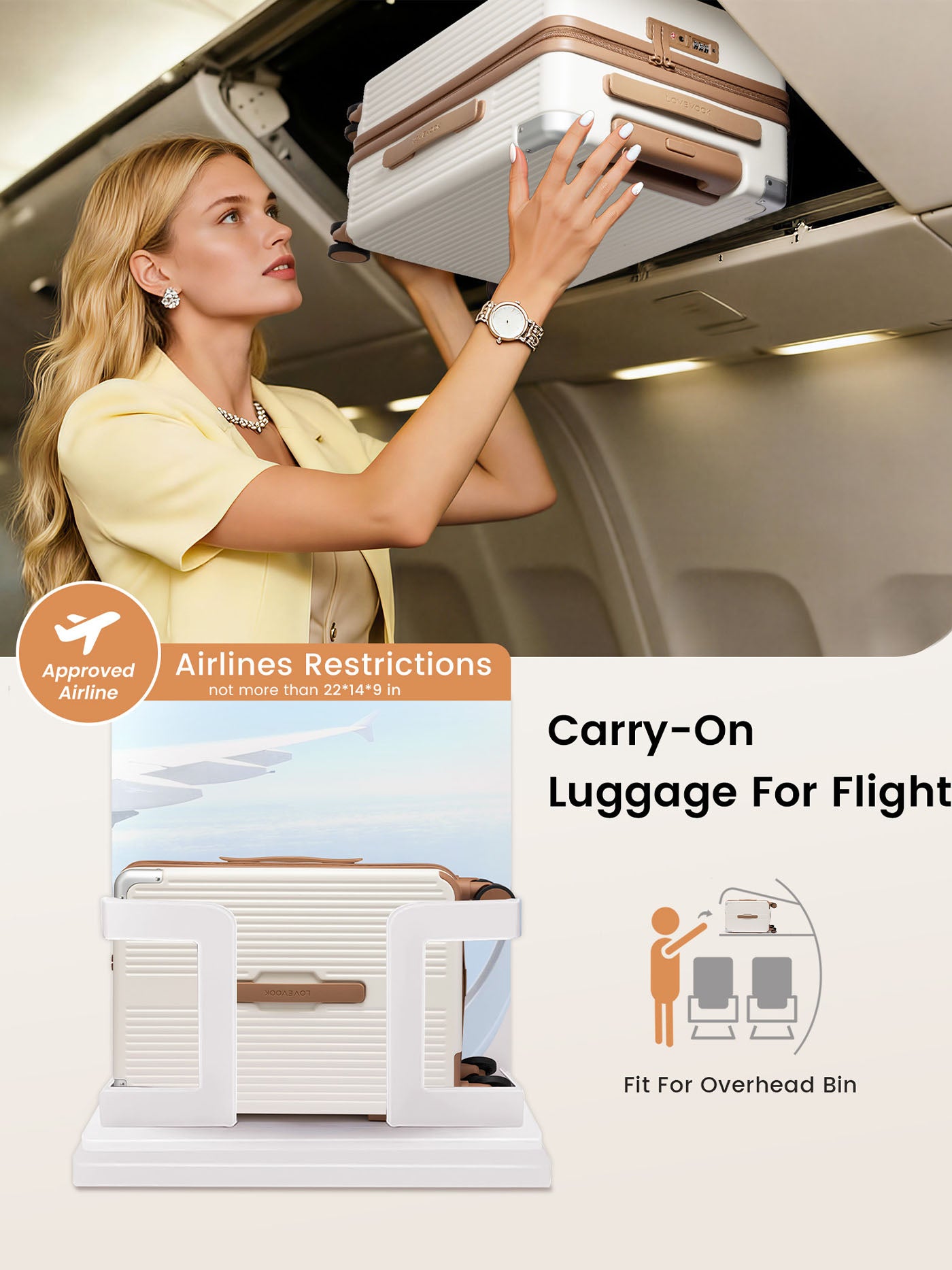 Carry On Luggage 20"(ONLY US )