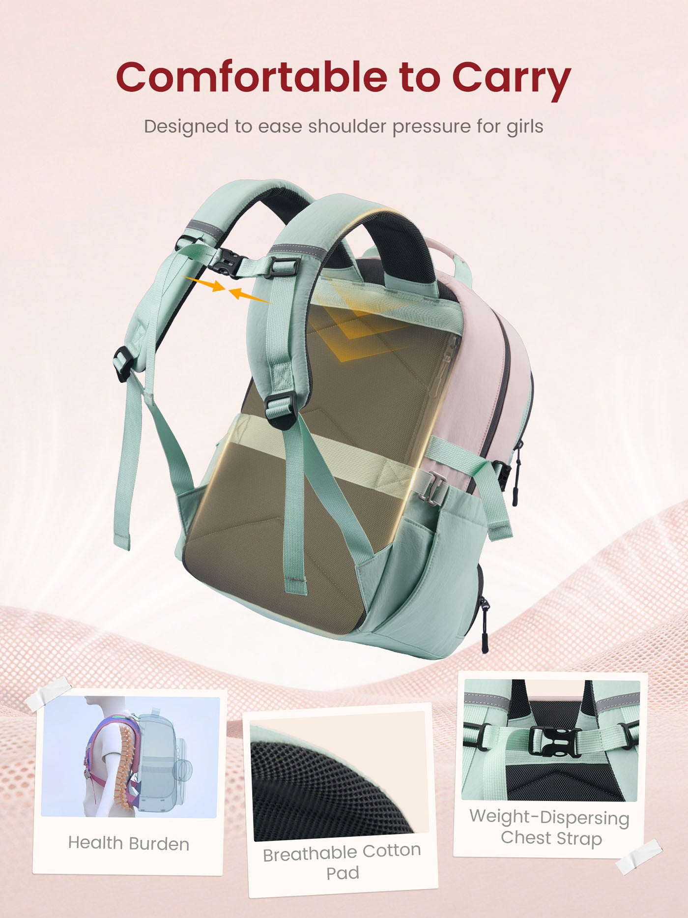 Cute School Backpack 15.6"