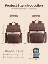 Diaper Bag Backpack 15.6" 17.2"