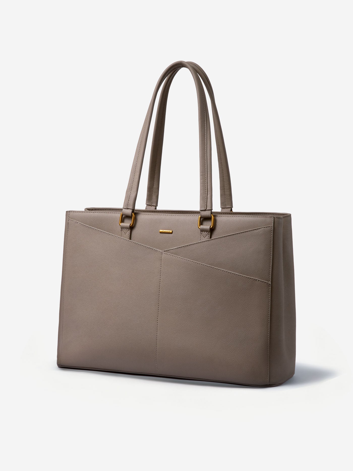 Elevate Top-Grain Leather Tote--100% Cowhide