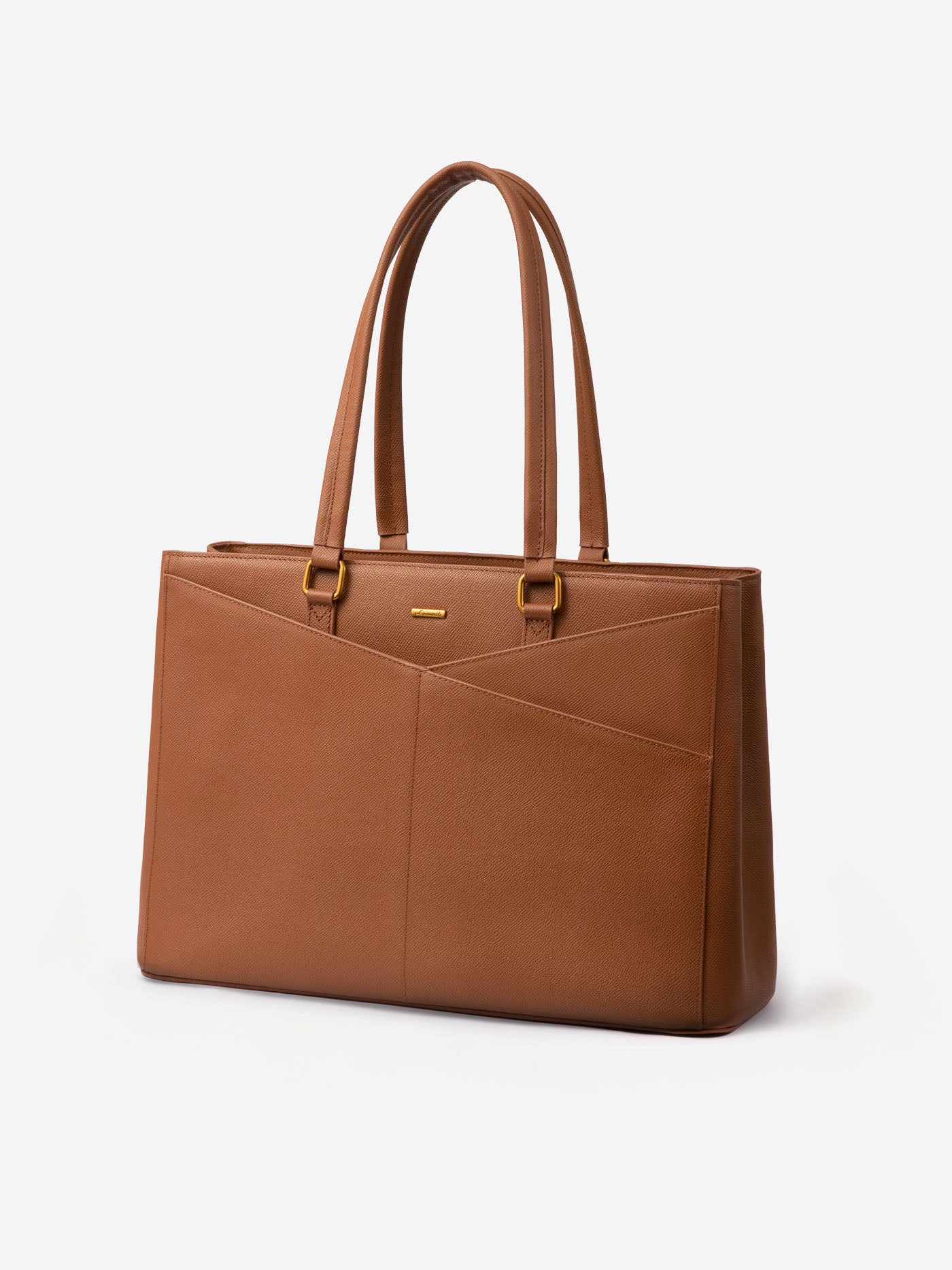 Elevate Top-Grain Leather Tote--100% Cowhide