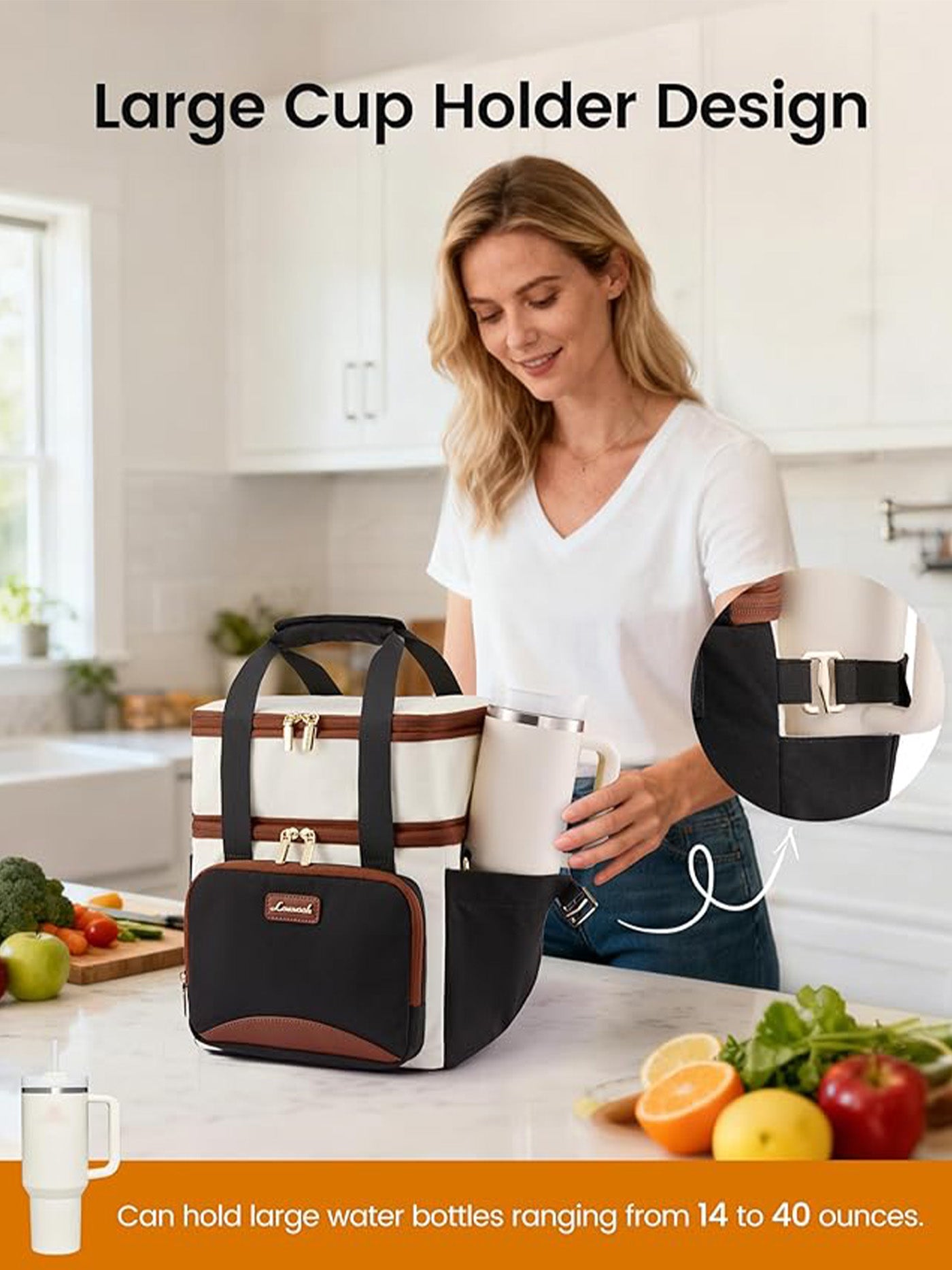 Insulated Lunch Tote Bag 15L/22L