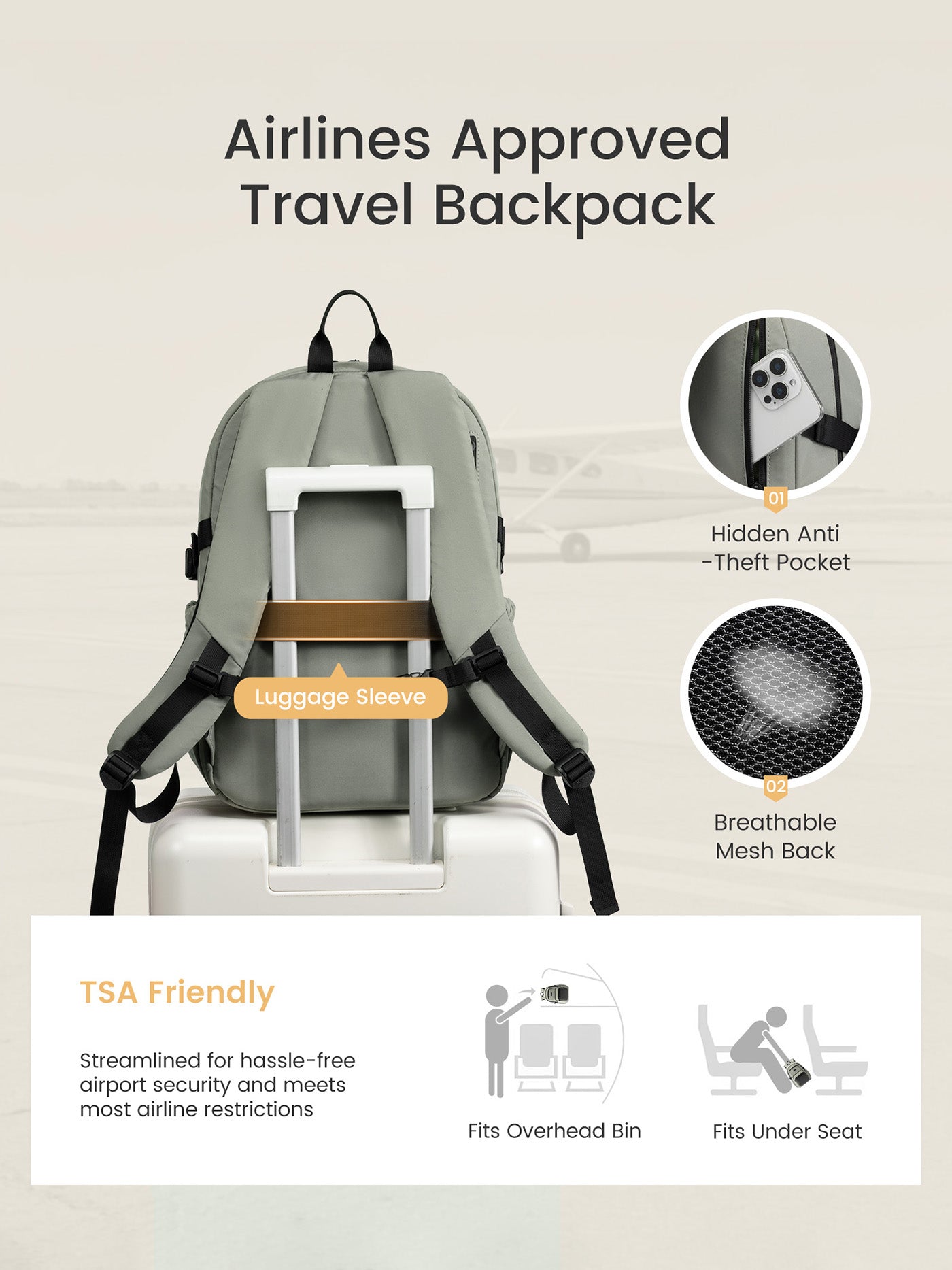Laptop Backpack 15.6" 17.3"