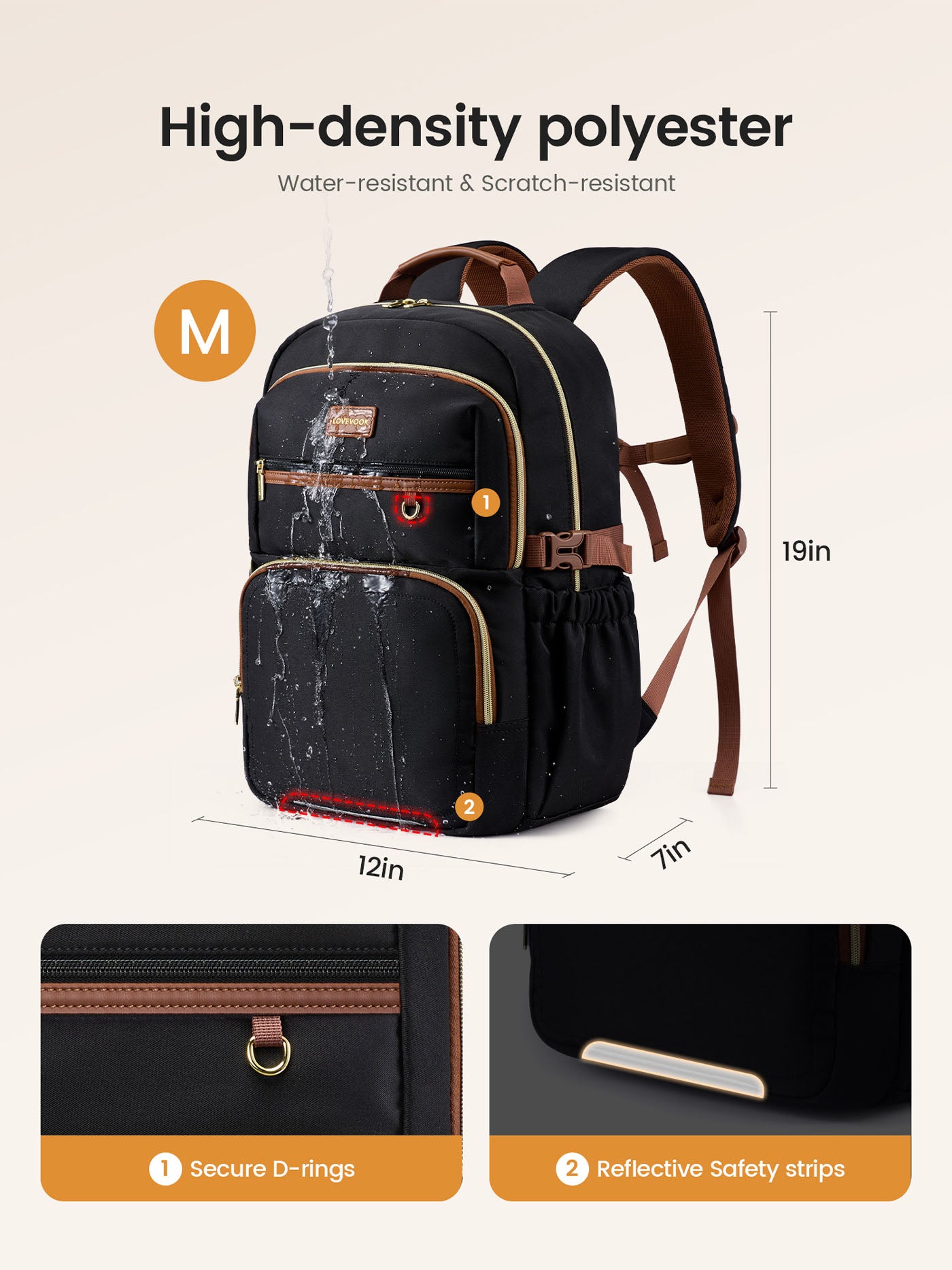 Laptop Backpack 15.6" 17.3"