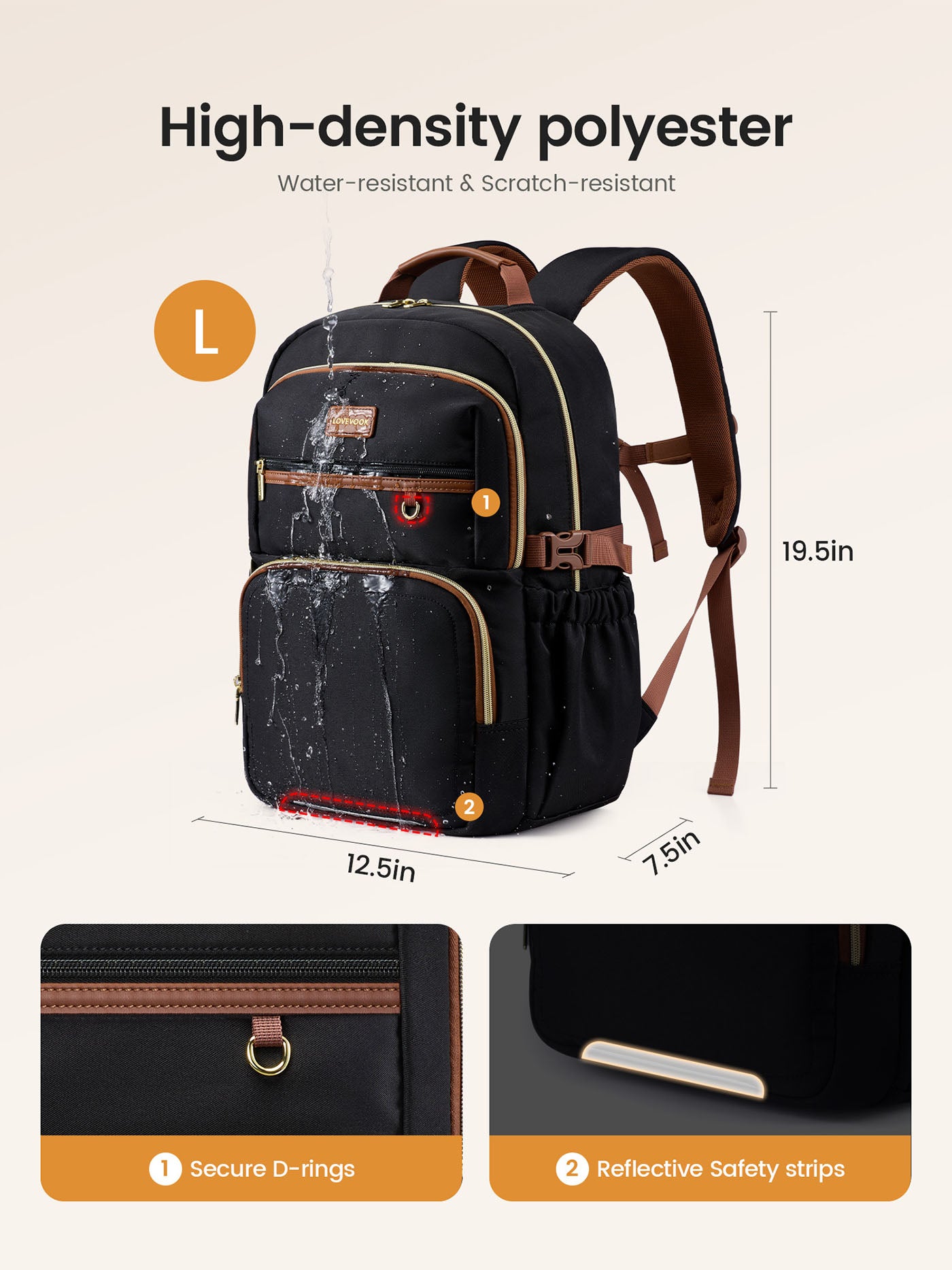 Laptop Backpack 15.6" 17.3"