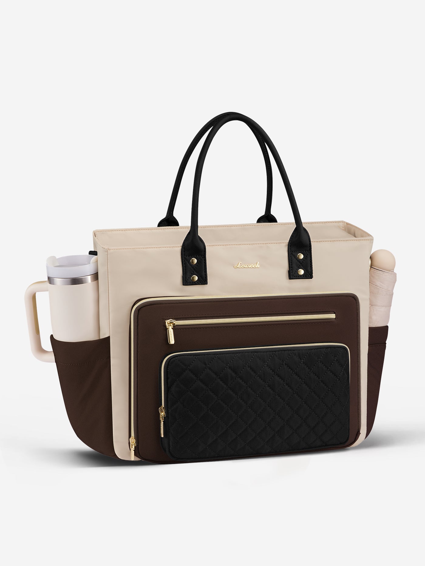 LOVEVOOK Multi-Pocket Laptop Tote Bag , 15.6" 17.3" 4197