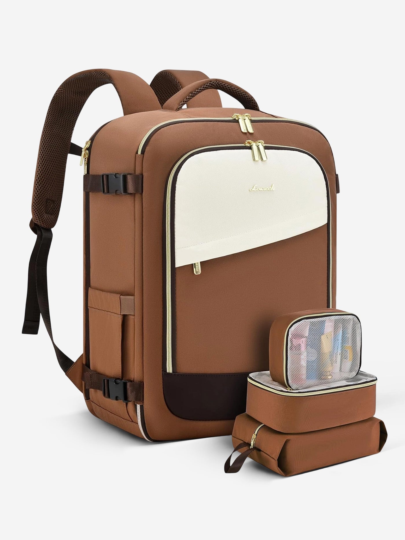 4Pcs Travel Backpack for Airplanes, 40L