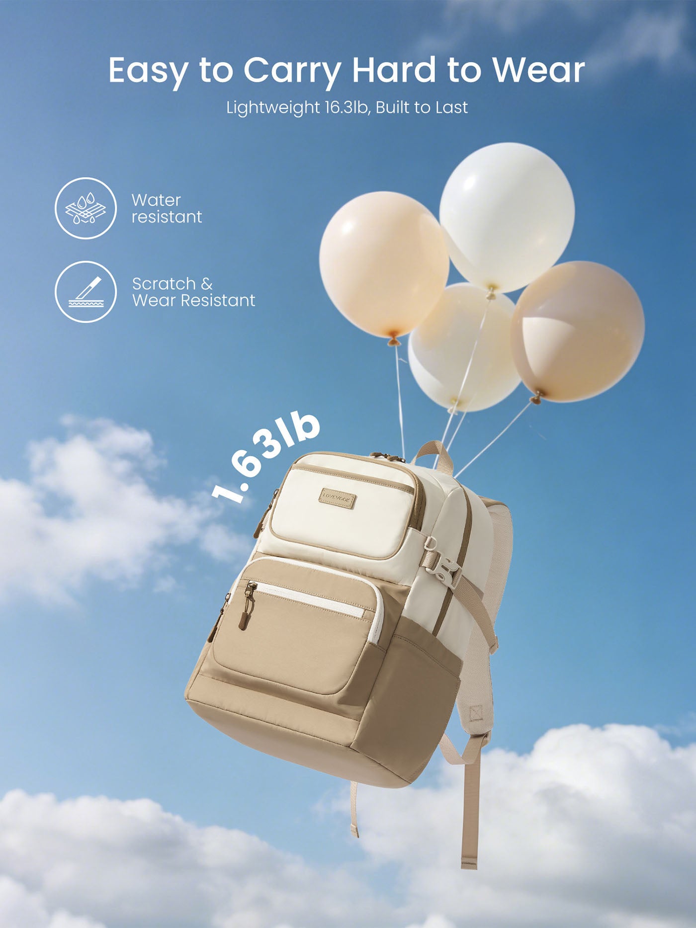 School Backpack 15.6" 17.3"