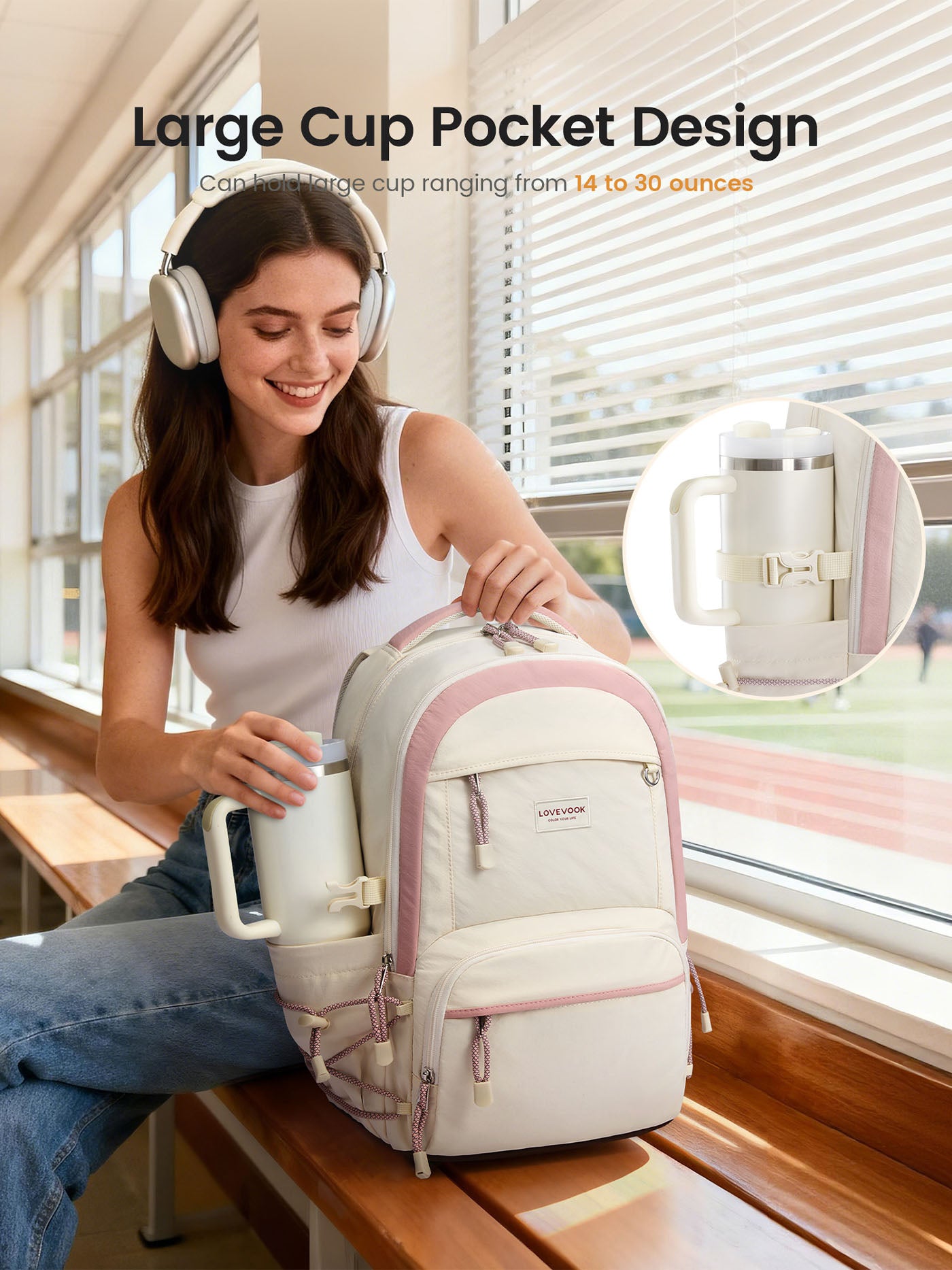 School Backpack 15.6" 17"