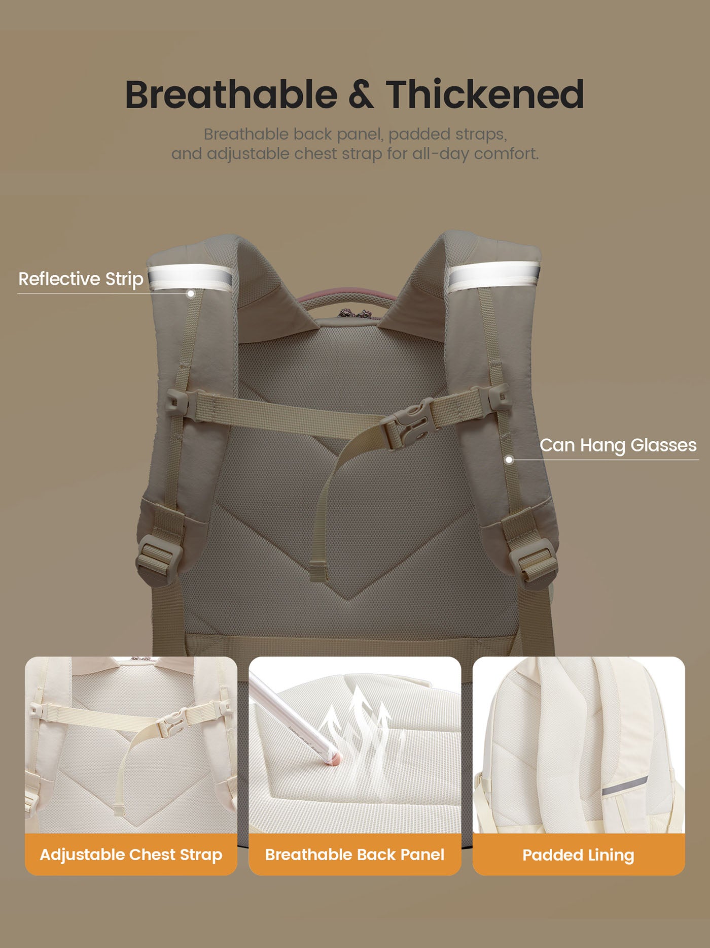 School Backpack 15.6" 17"