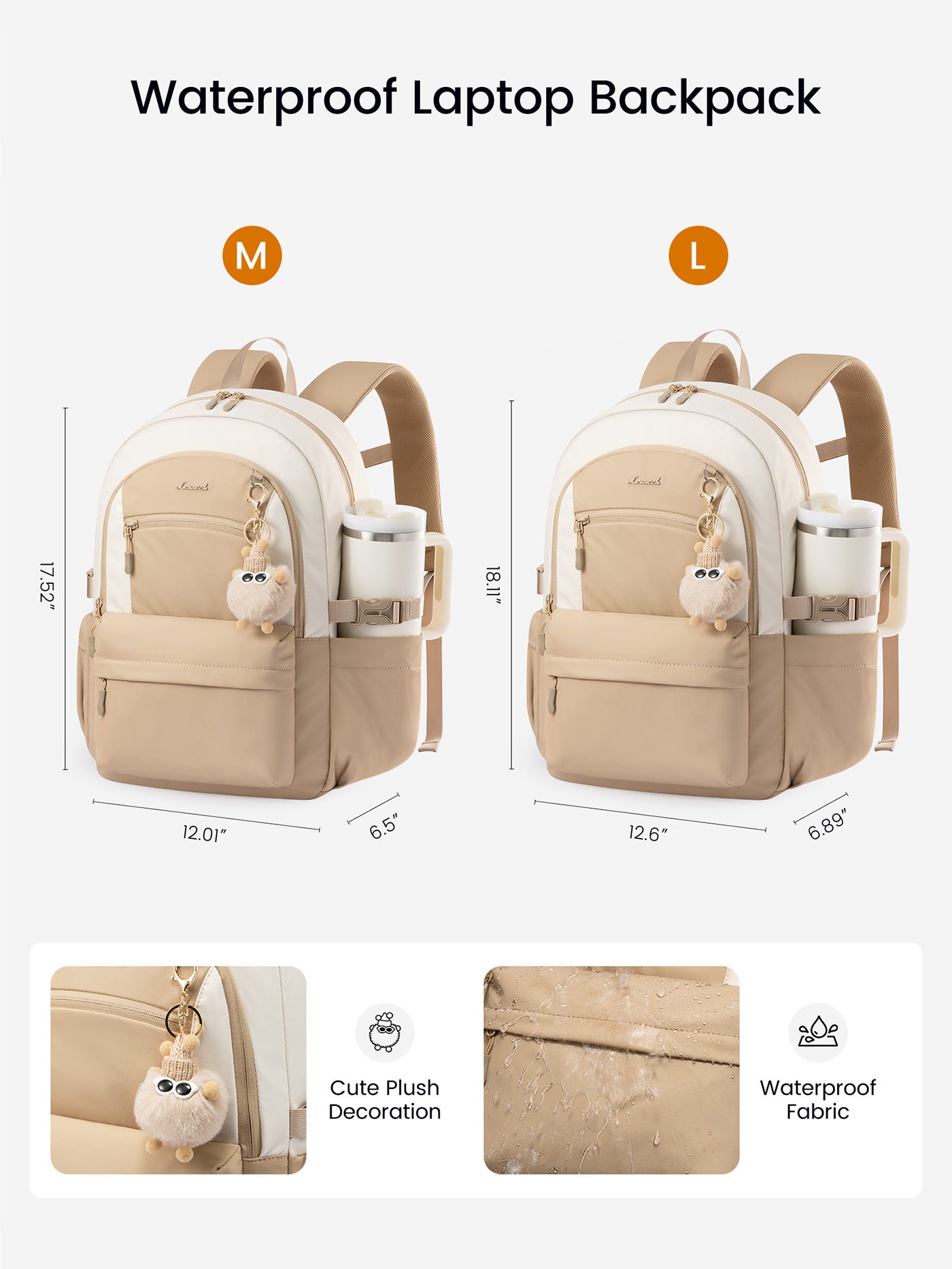 School Backpack 15.6" 17.3"