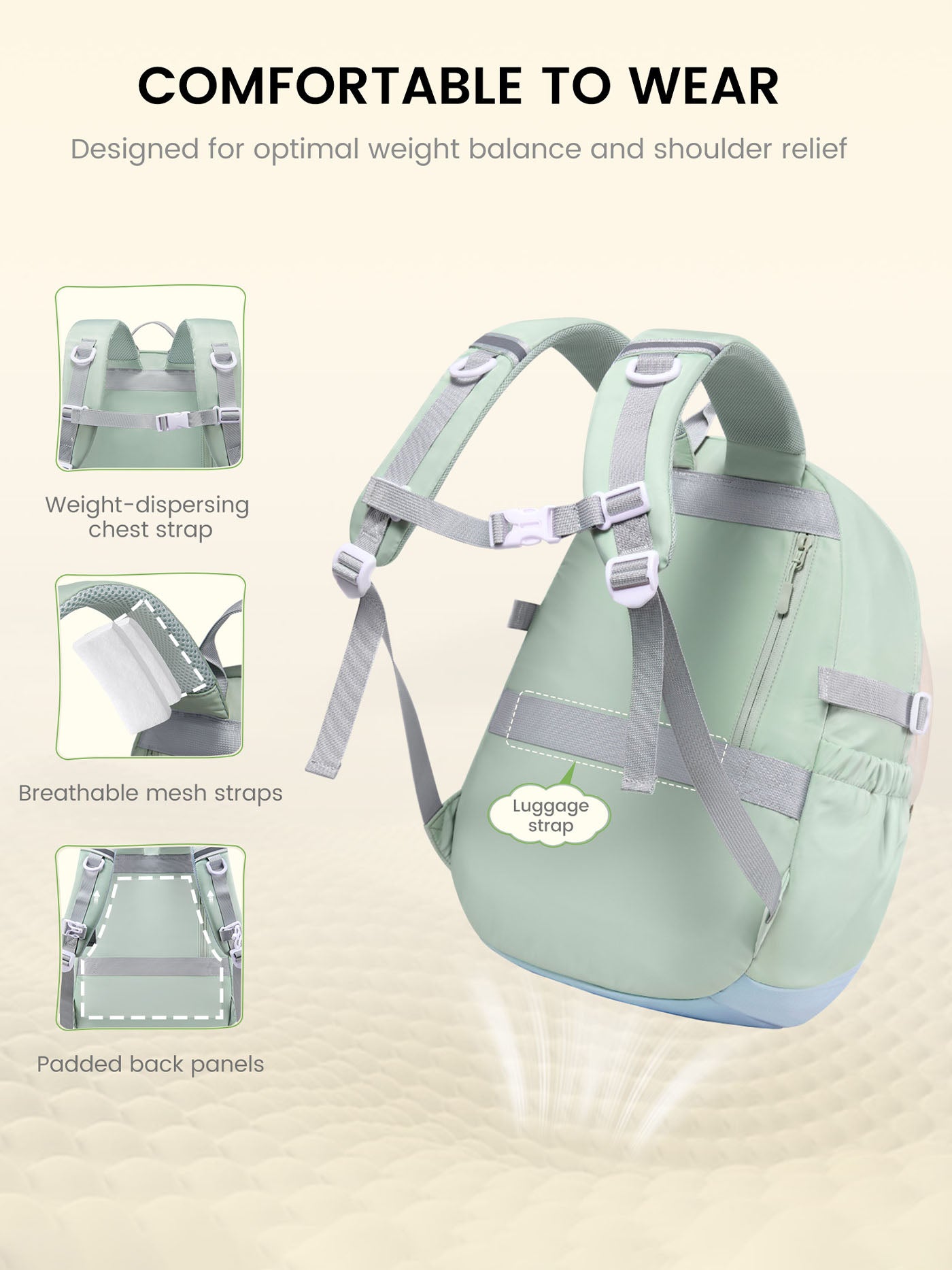 School Backpack 15.6" 17.3"