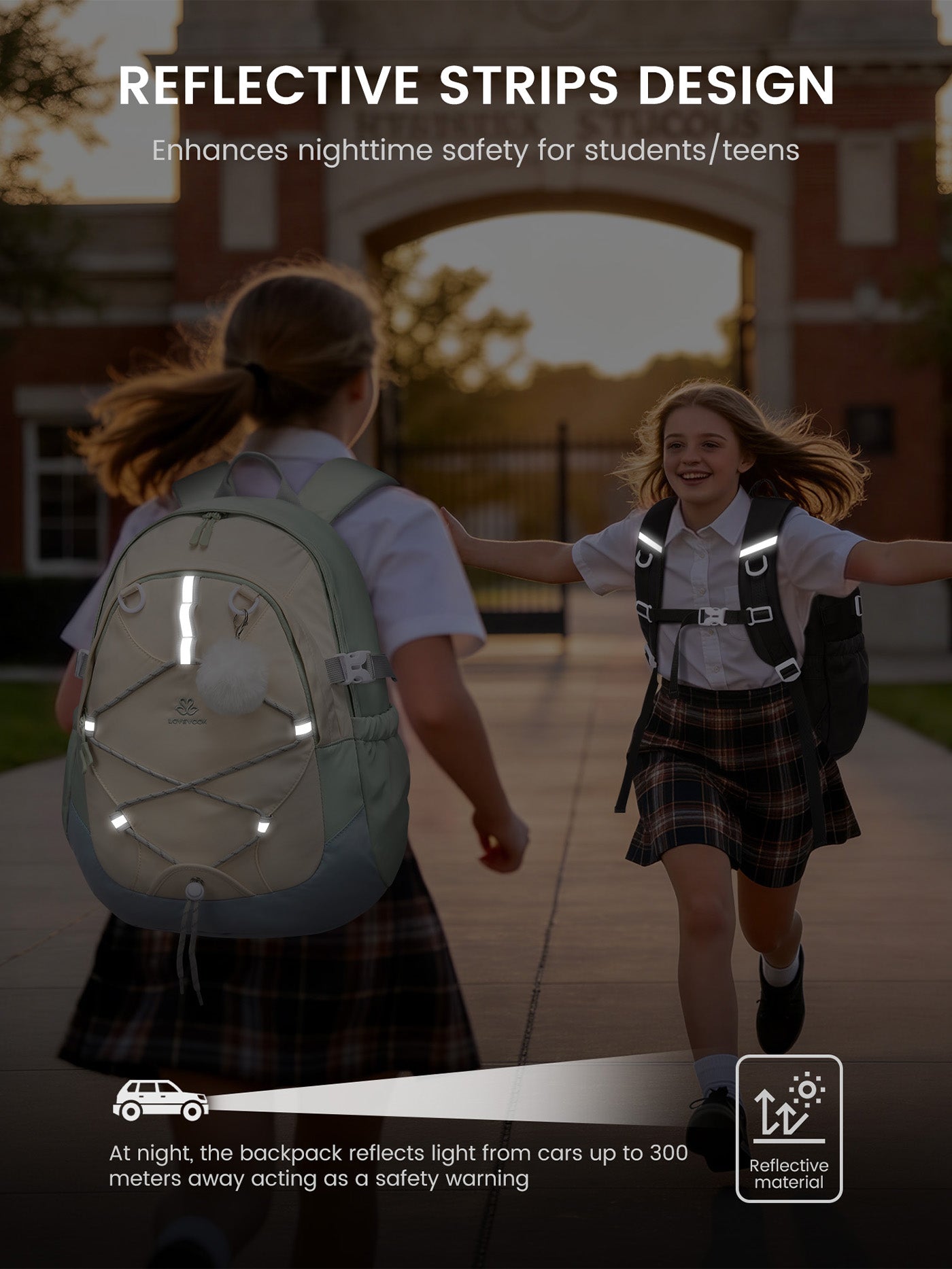 School Backpack 15.6" 17.3"