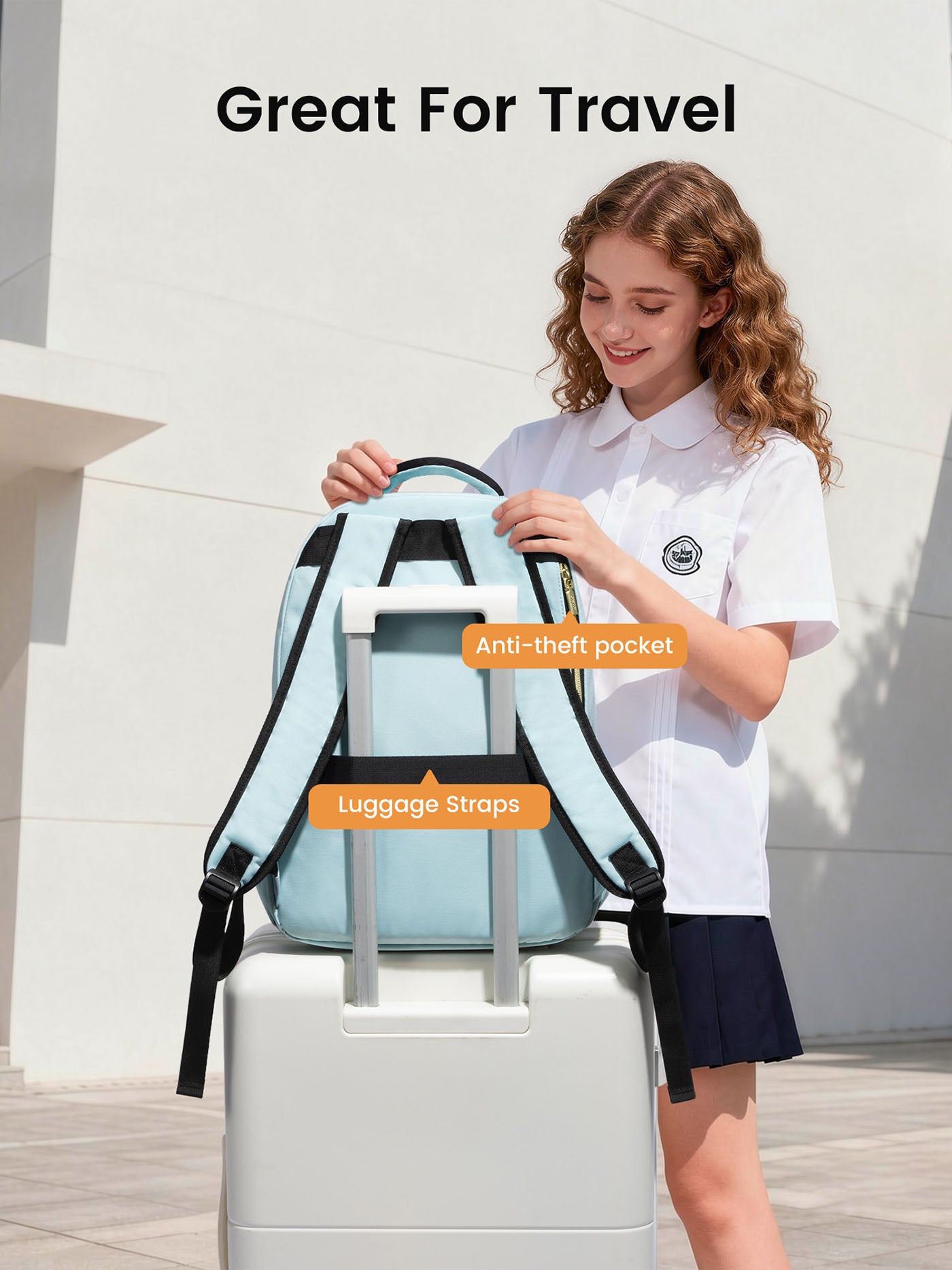 School Backpack 15.6" 17"