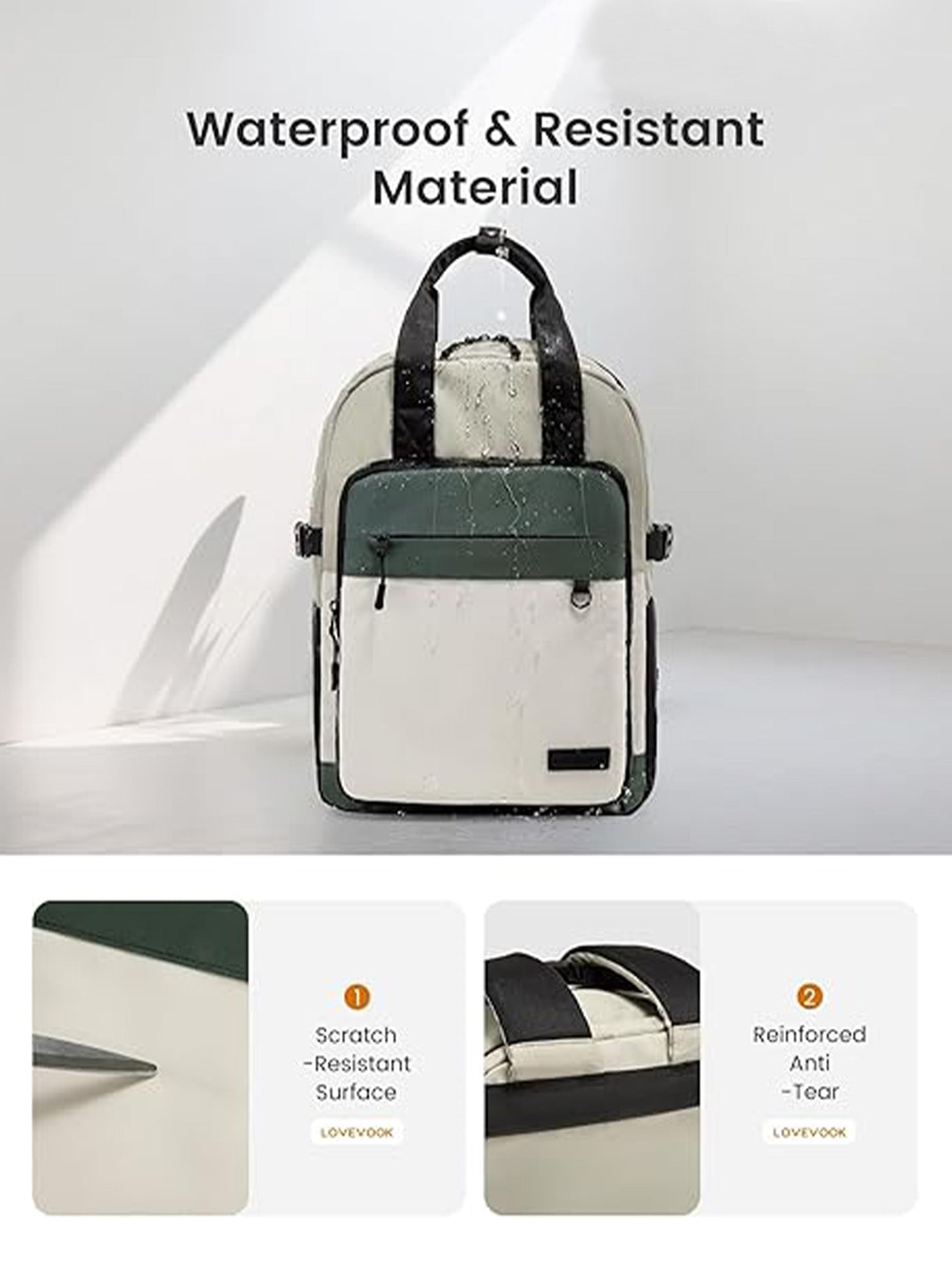 LOVEVOOK School Backpack 15.6