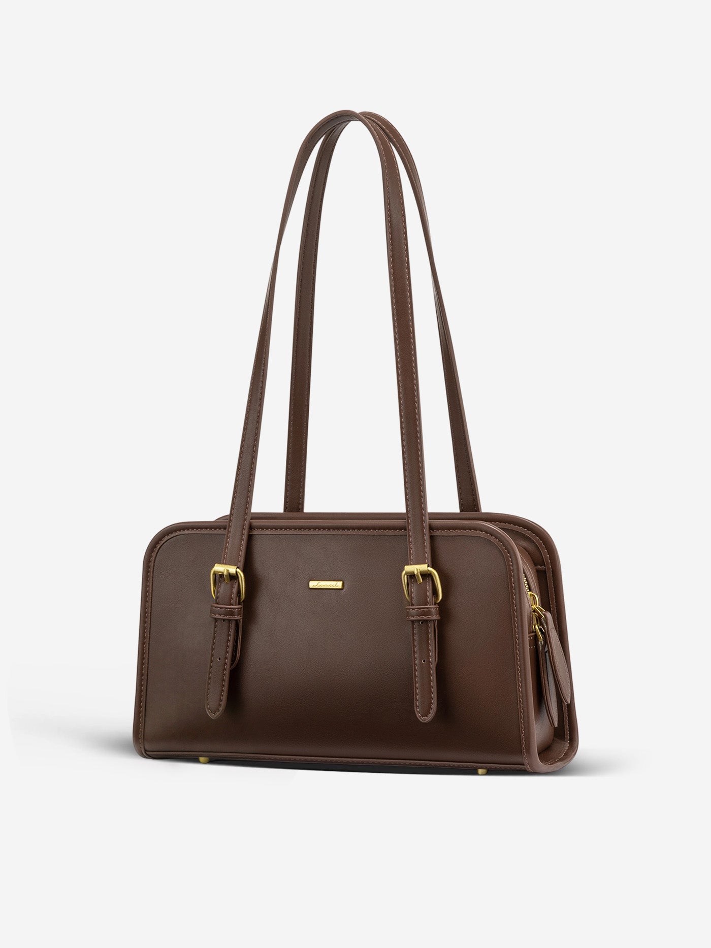 LOVEVOOK Swing Zip Shoulder Bag 11 Inch Waterproof PU Leather