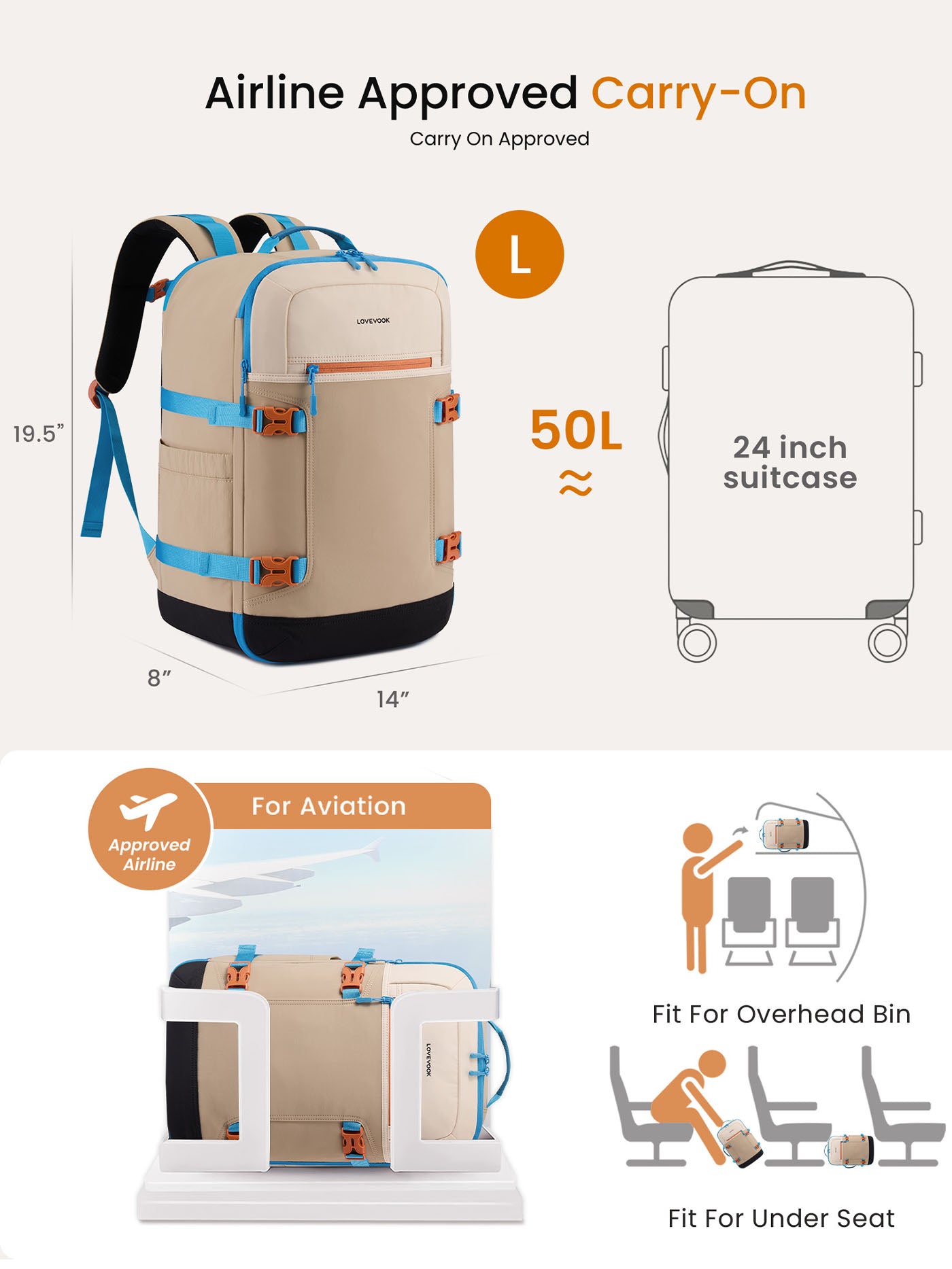 Travel Backpack Bag 40L/50L Travel Backpack Bag 40L/50L