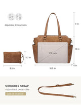 Vintage Laptop Tote Bag 15.6" 17.3"