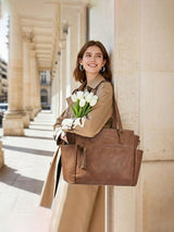 Vintage Laptop Tote Bag 15.6" 17.3"