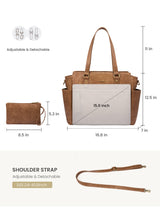 Vintage Laptop Tote Bag 15.6" 17.3"