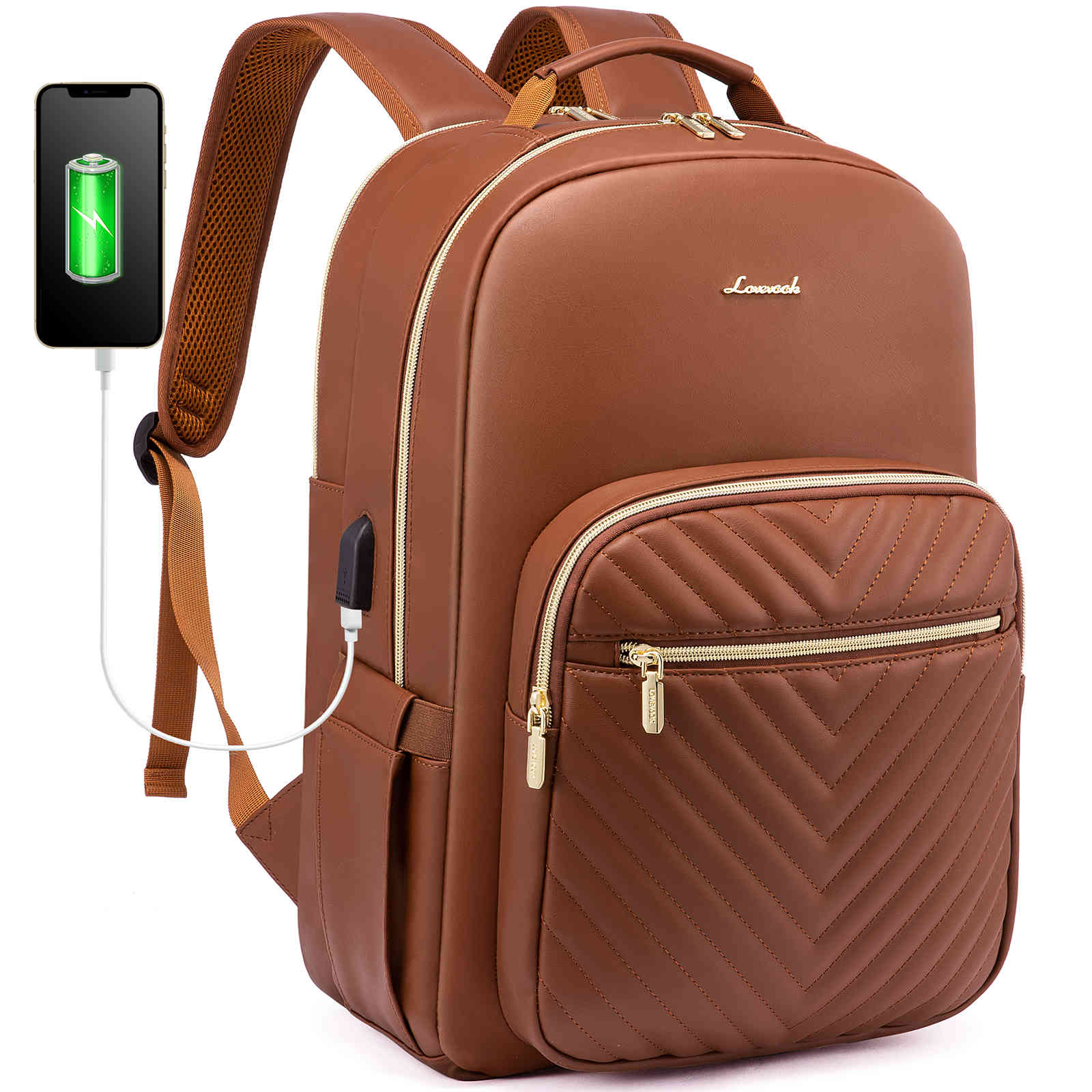 Buy Gear Brown Faux Leather Laptop Backpack - 28 L Online at Best Prices in  India - JioMart.