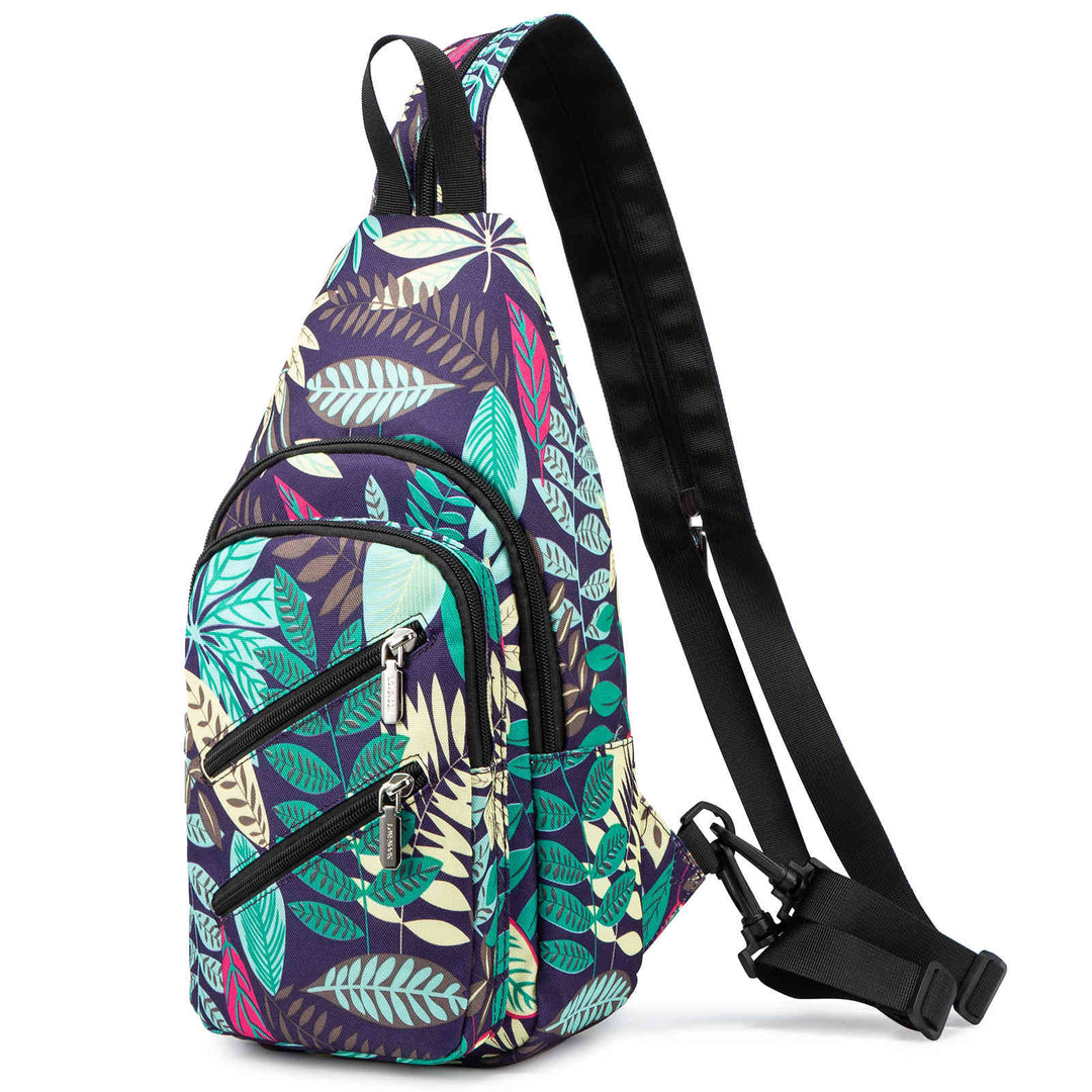 LOVEVOOK Holographic Reflective Sling Bag Backpack for women - Lovevook